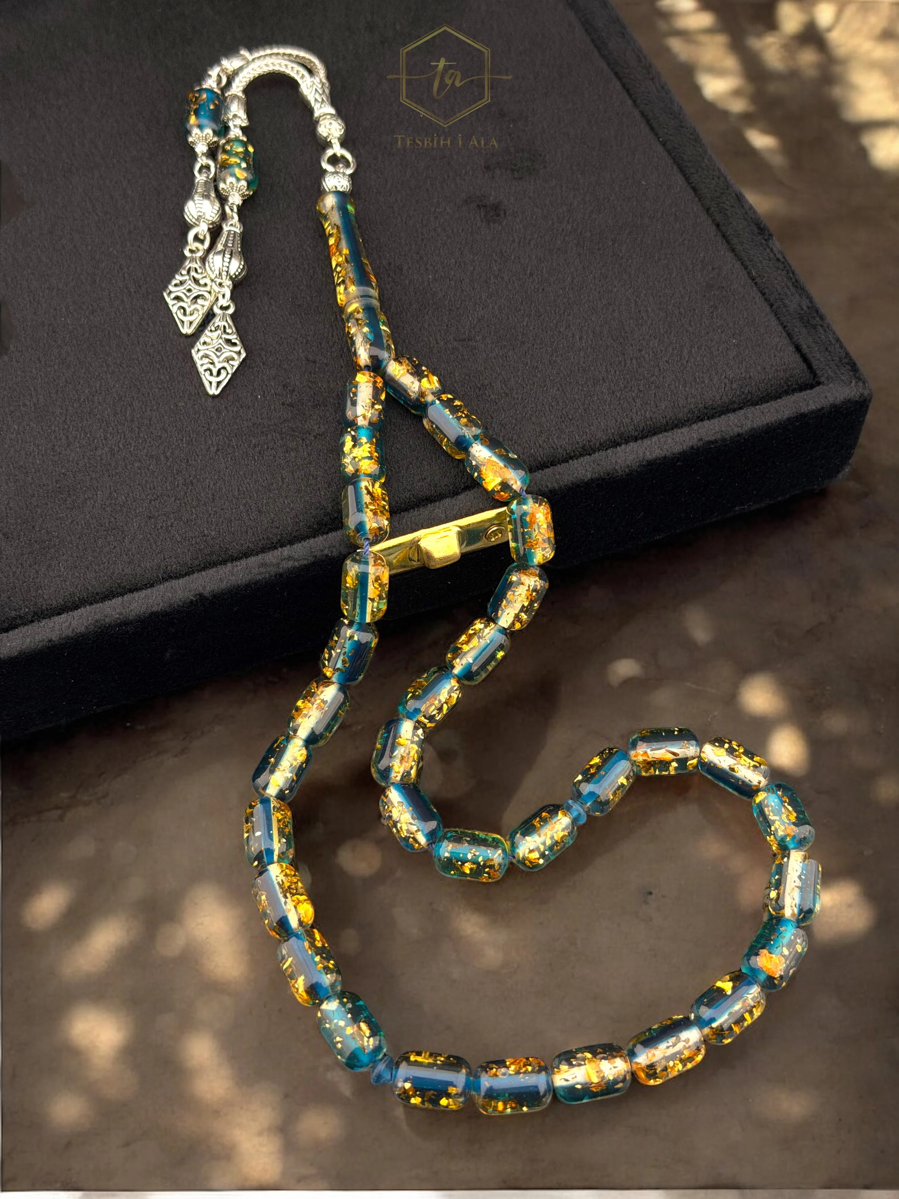 Golden Rosary - Altın Parçacıklı Özel Seri + PREMİUM KUTU HEDİYE 