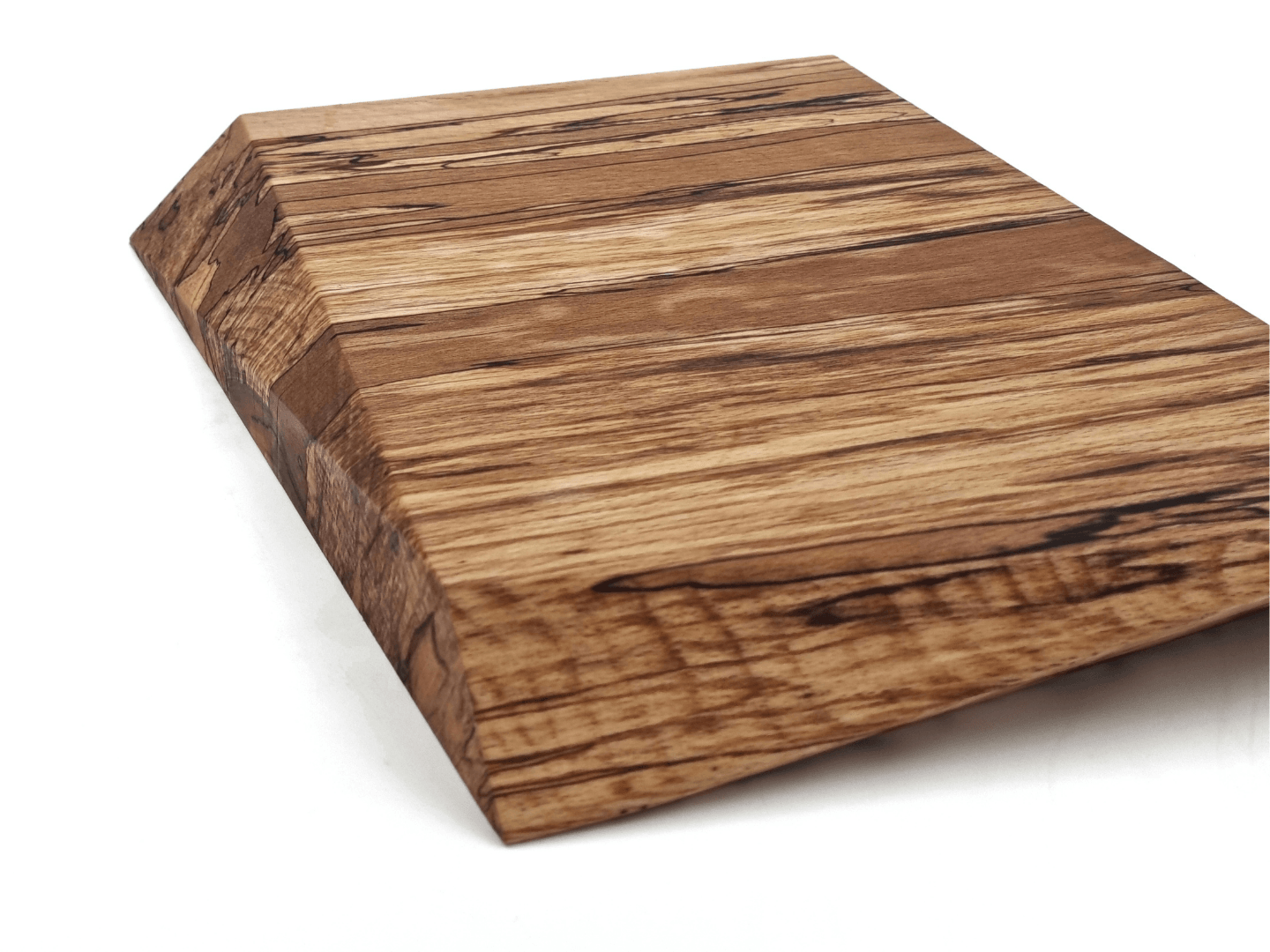 Thick Edge Design Cutting Board In Spalted Beech