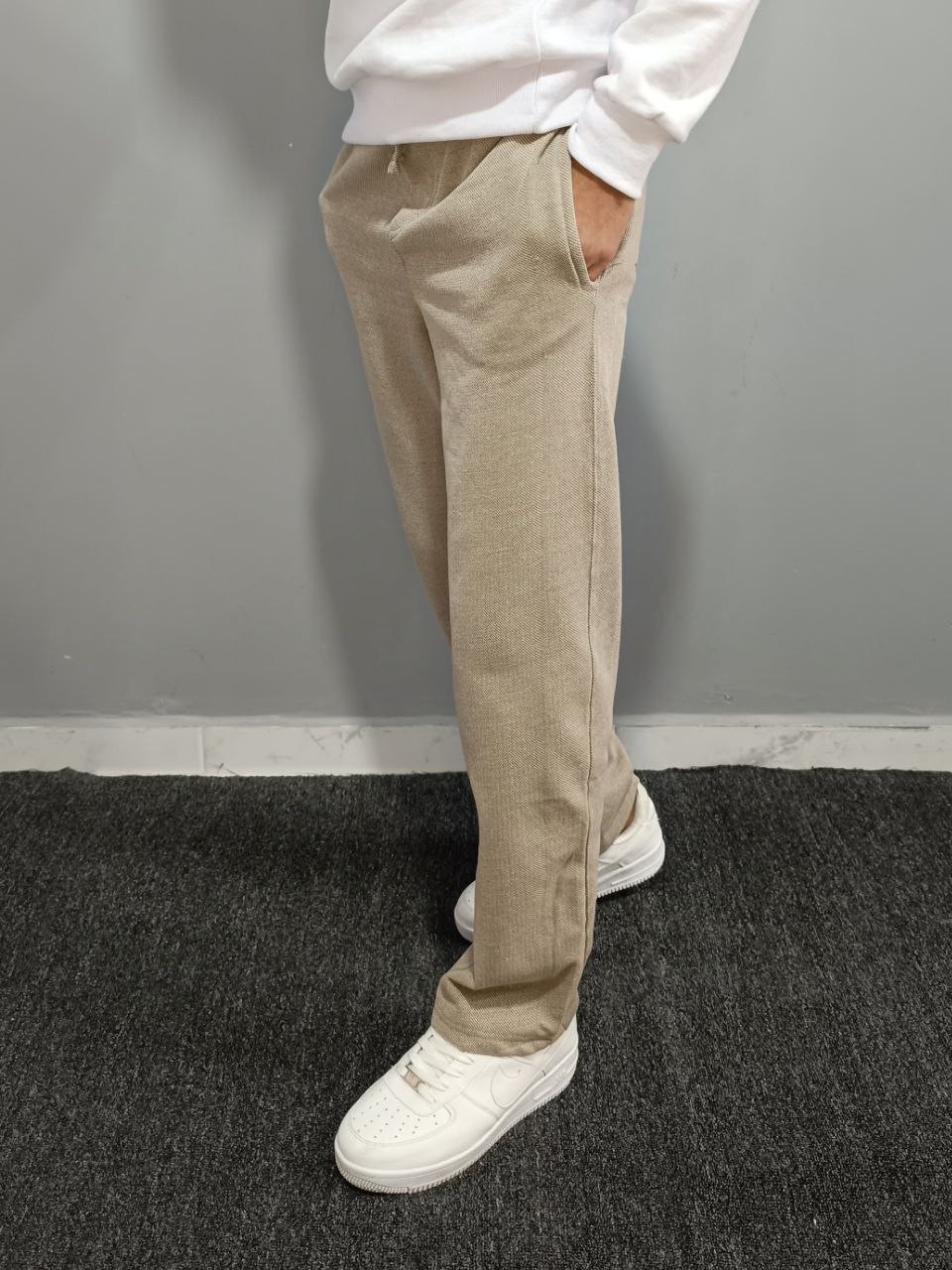 Baggy Jogger Pantolon - BEJ