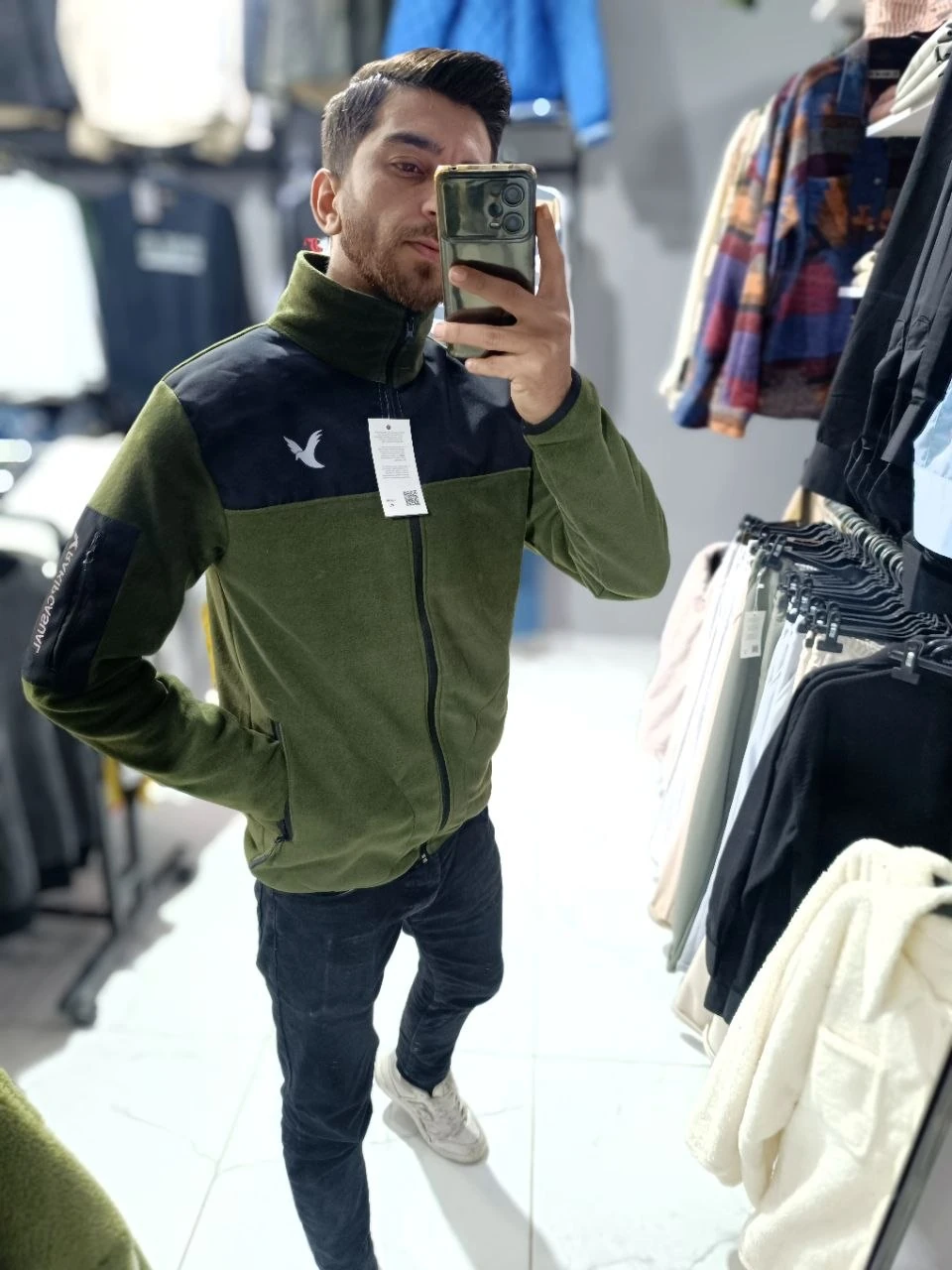 POLAR CEKET HIRKA - HAKİ