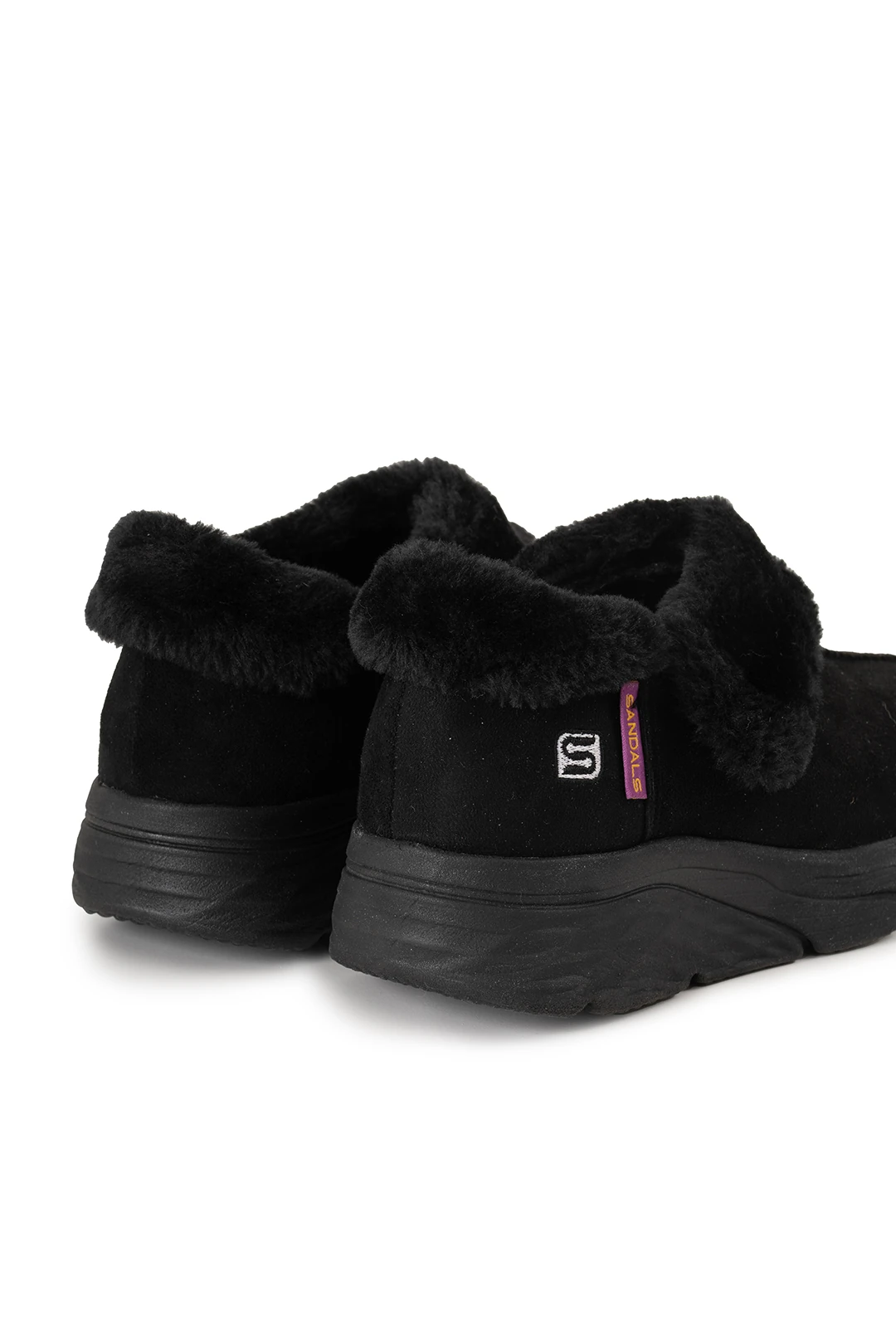 Sandal Spor Kadın Süet Kürklü Ortopedik Ayakkabı SS001-0378 