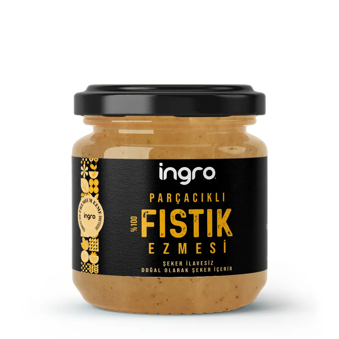 İngro Glutensiz Fıstık Ezmesi (Parçacıklı) 970 g
