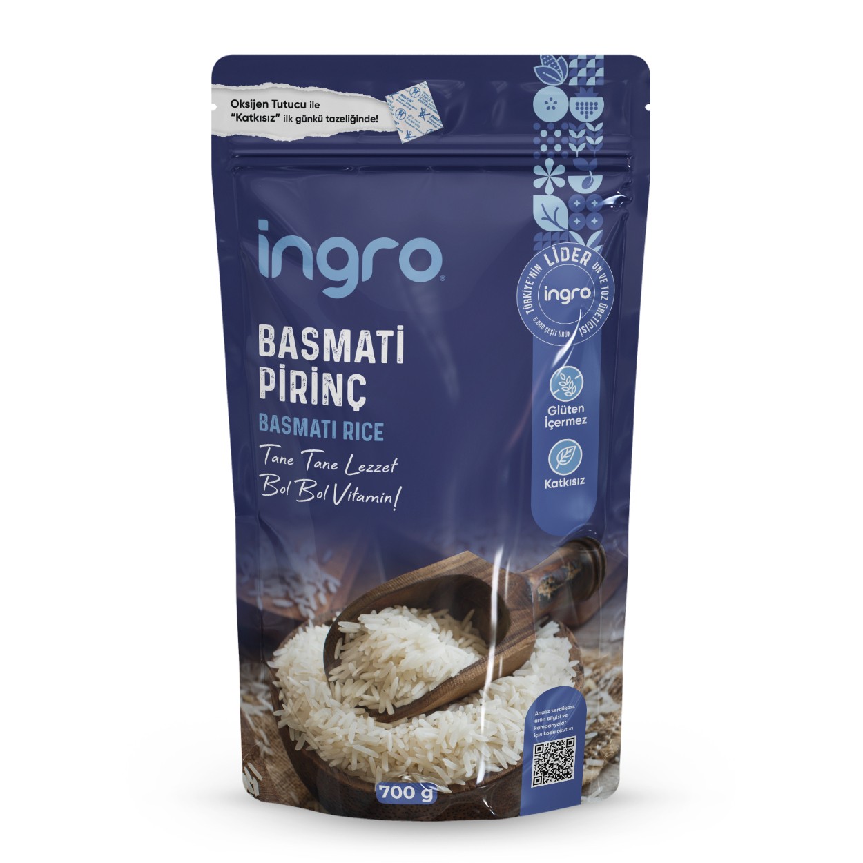 Glutensiz Basmati Pirinç (orta Taneli) 1000 G