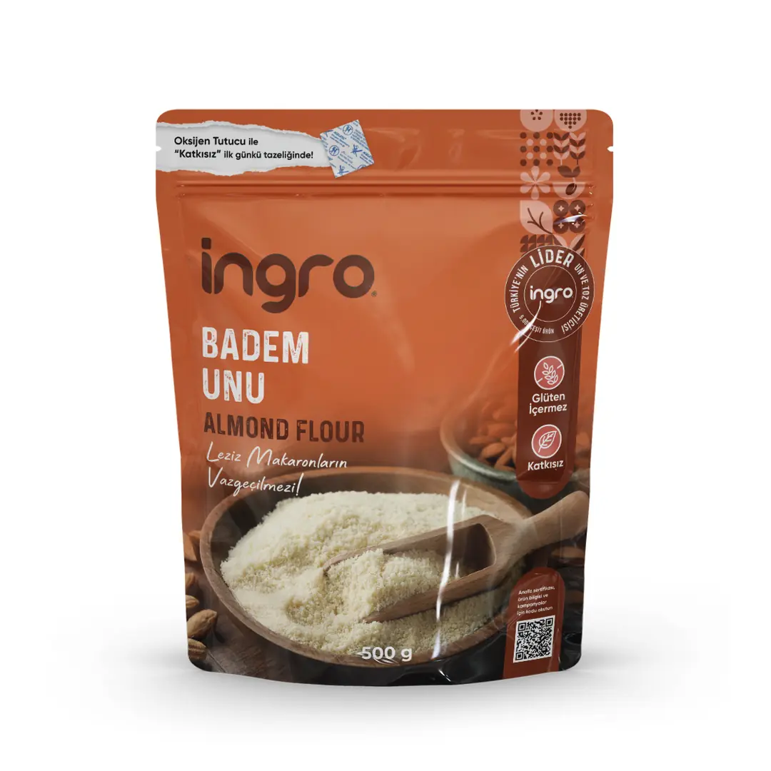 İngro Glutensiz Badem Unu (Zarsız) 500 g