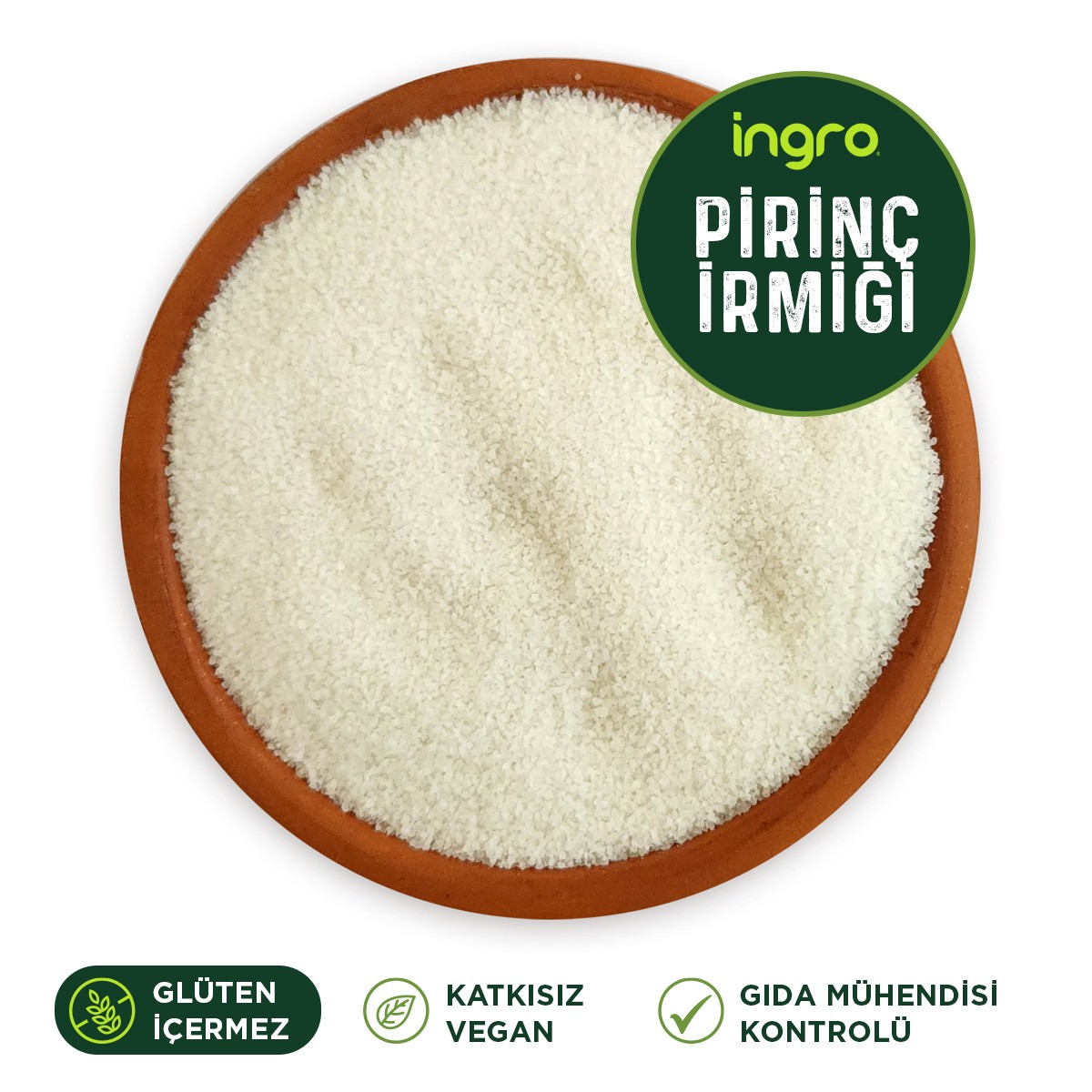 Glutensiz Pirinç Irmiği 500 G