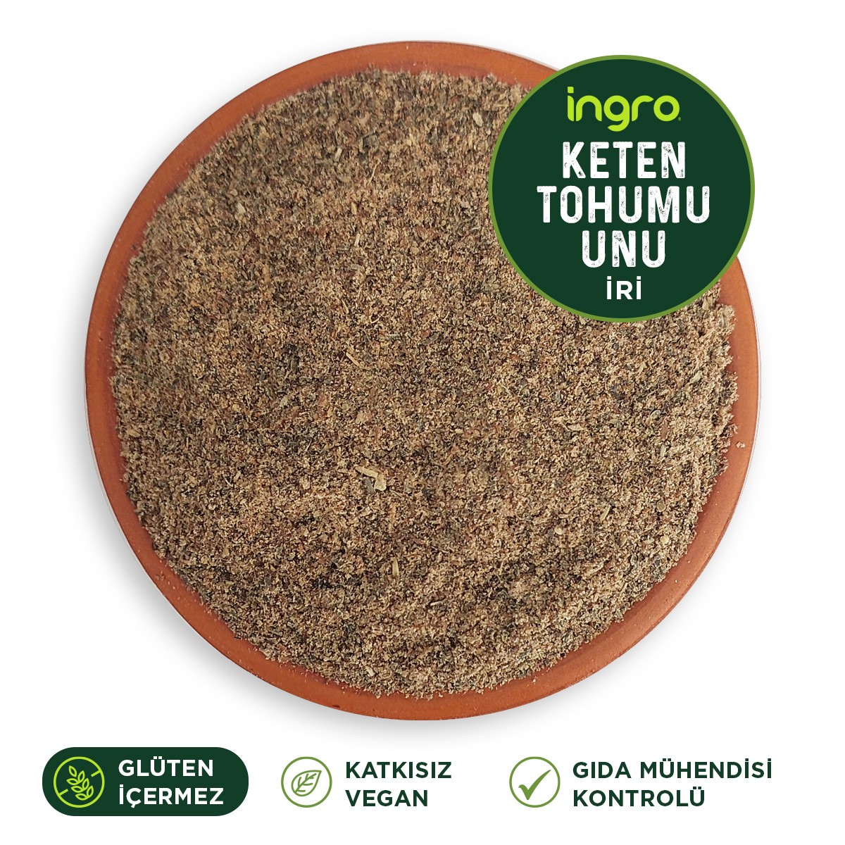 Glutensiz Keten Tohumu Unu Iri 10000 G