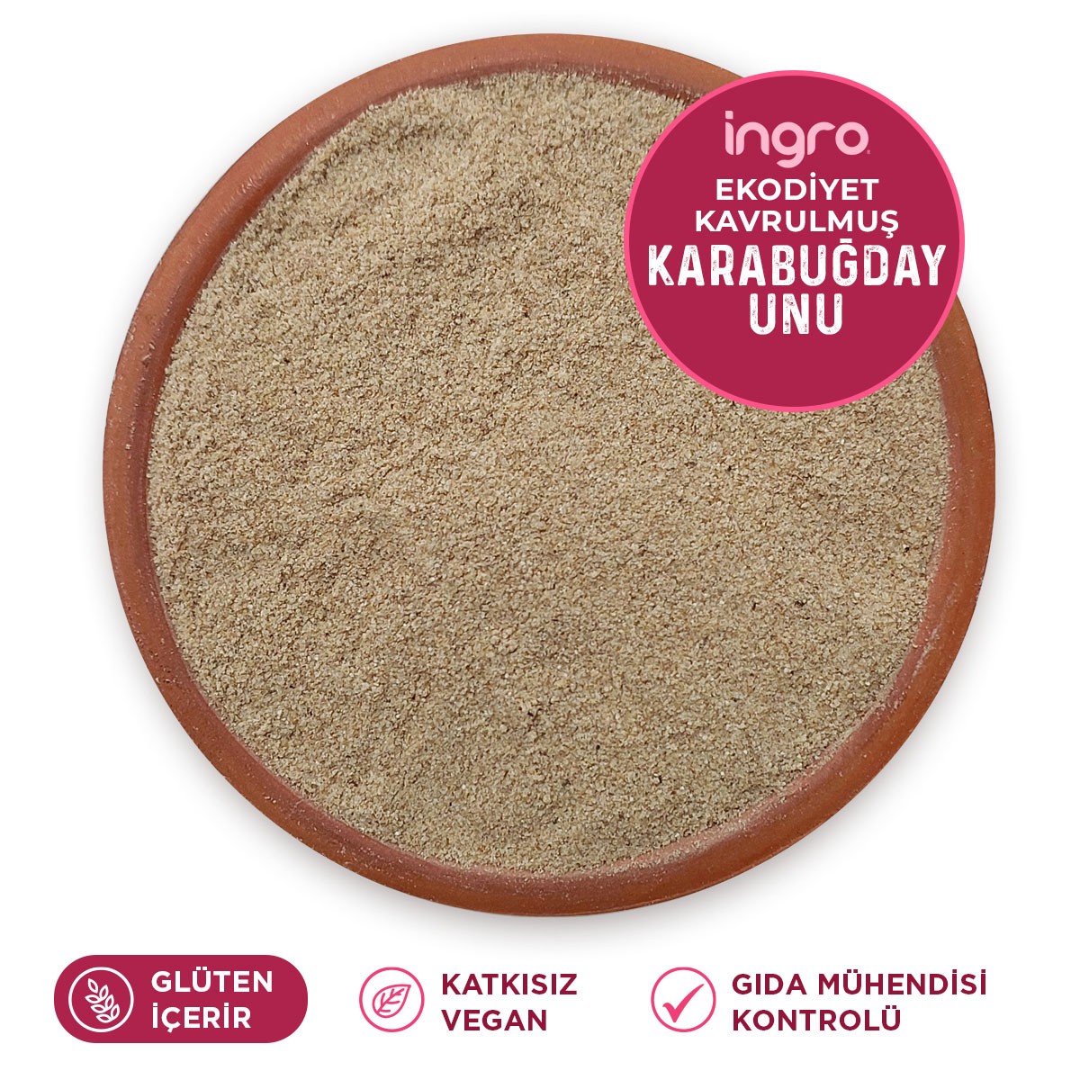 Ekodiyet Kavrulmuş Karabuğday Unu (greçka Unu) 5000 G