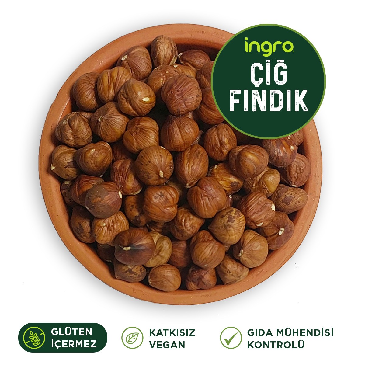 İngro Çiğ Fındık İçi 500g