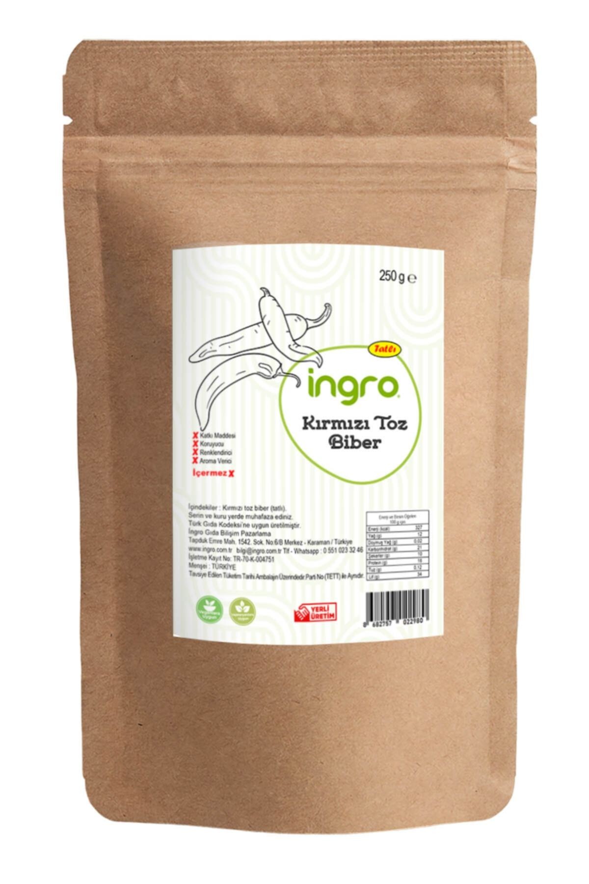 Kırmızı Biber Toz (tatlı) 250 G