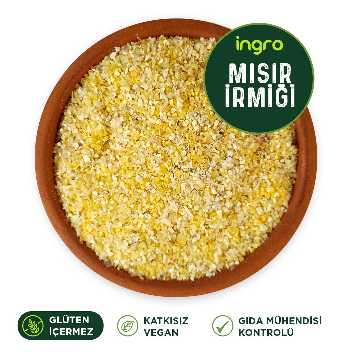 Glutensiz Mısır Irmiği 1000 gr