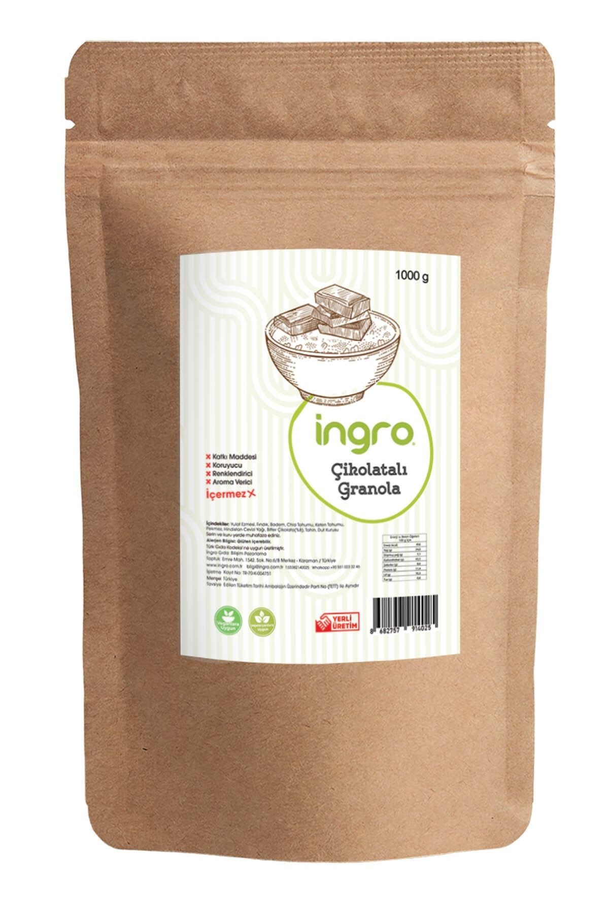 Çikolatalı Granola 1000 G