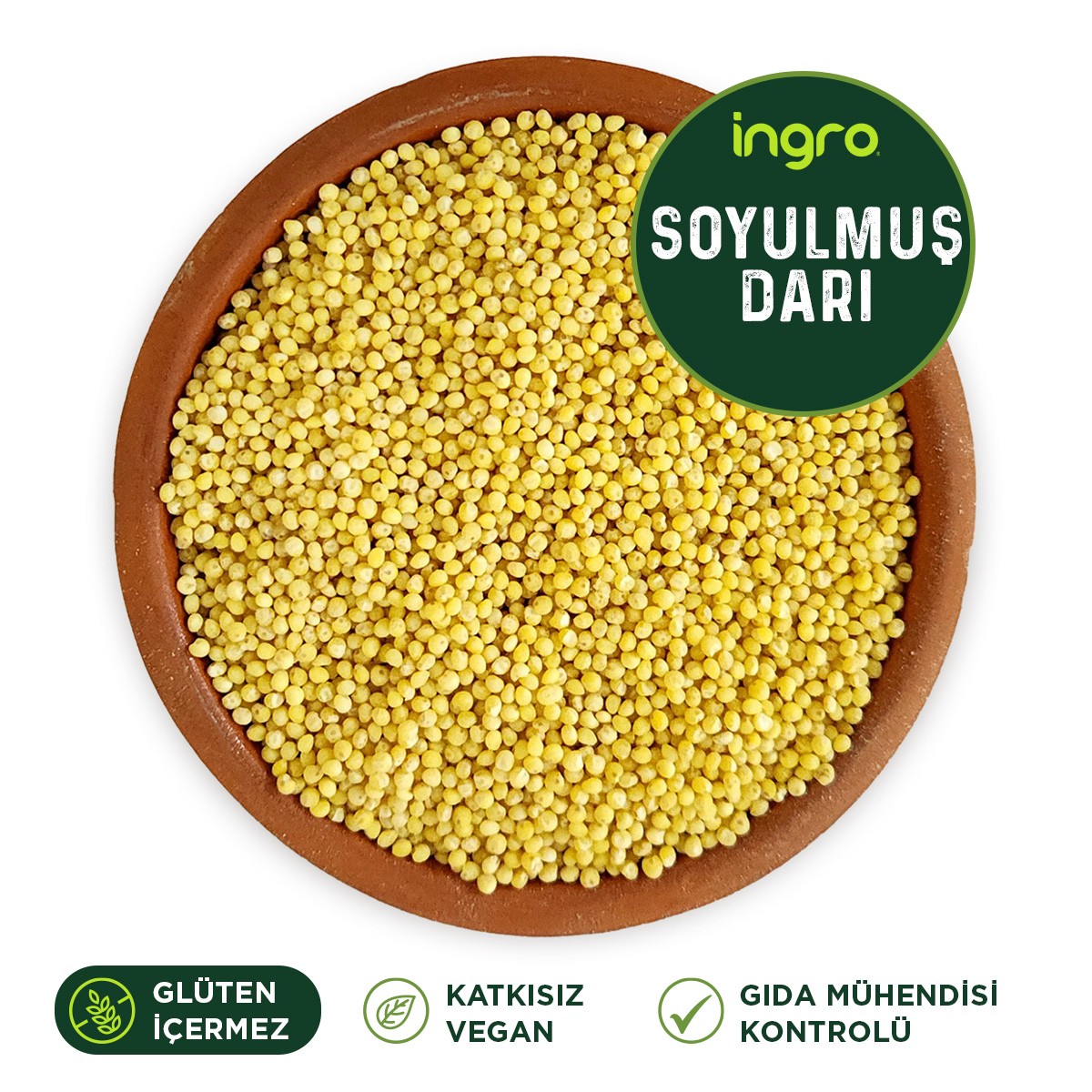 Glutensiz Soyulmuş Darı 1000 G