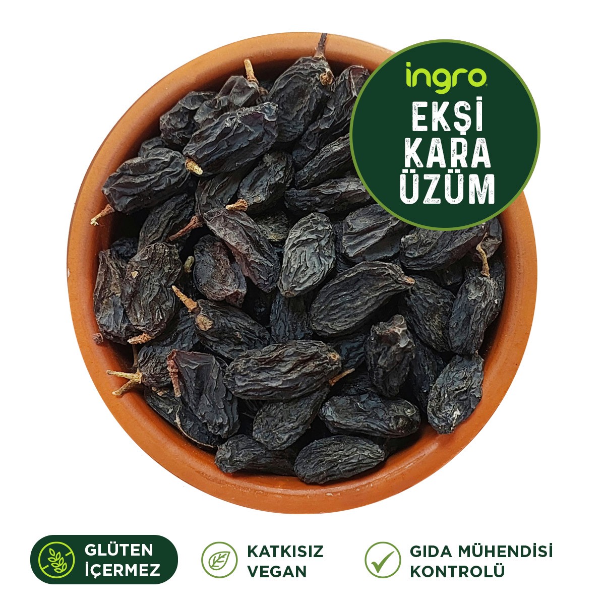 Glutensiz Ekşikara Üzüm 1000 gr
