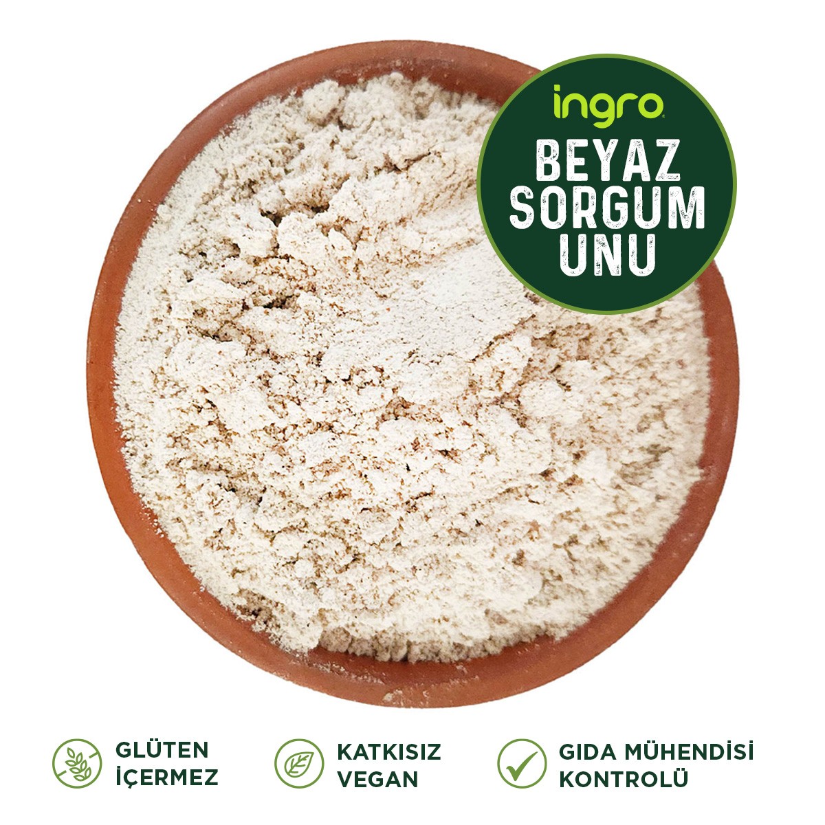 Glutensiz Beyaz Sorgum Tohumu Unu 5000 G