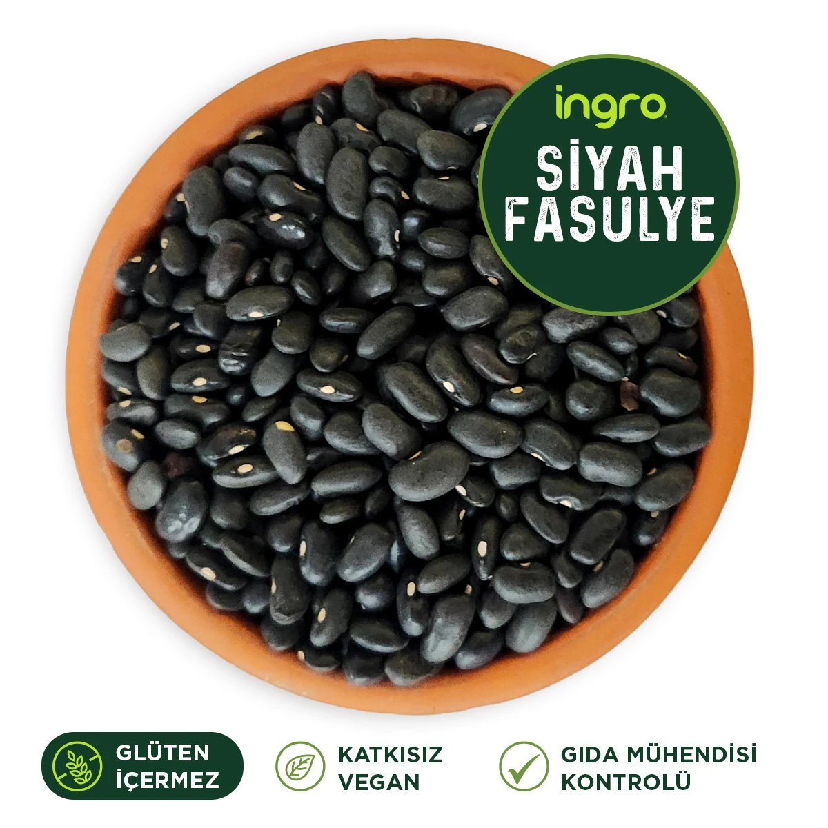 Glutensiz Siyah Fasulye 700 g
