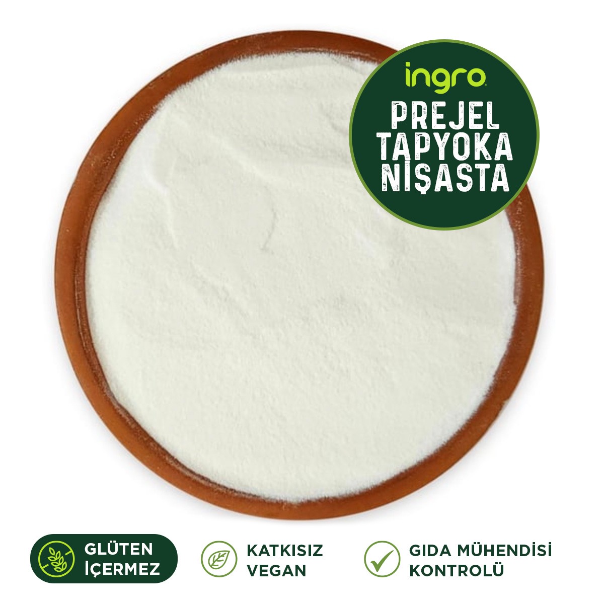 Ingro Glutensiz Prejel Tapyoka Nişasta 1000 G