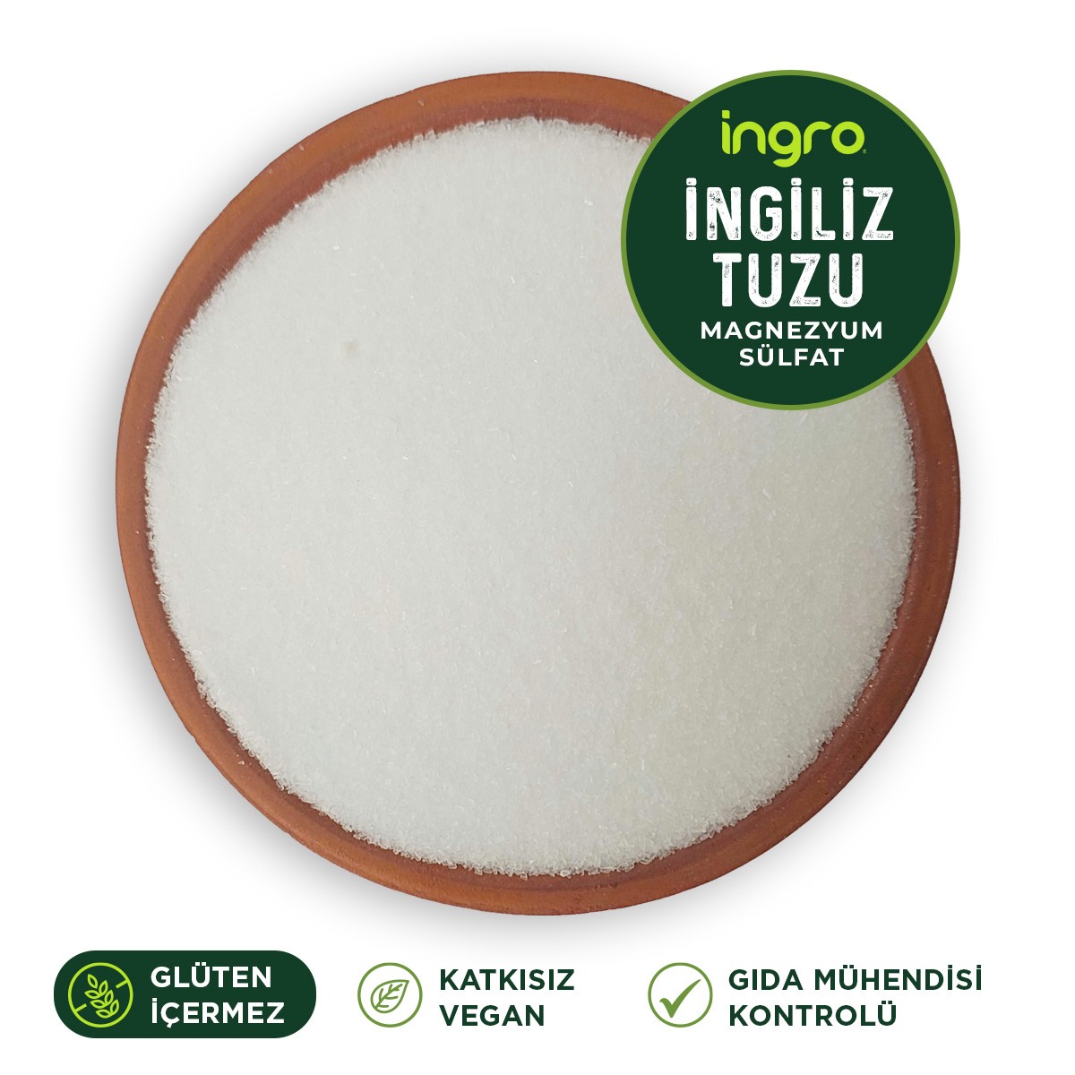 İngiliz Tuzu (Magnezyum Sülfat - Epsom Tuzu) 250 g