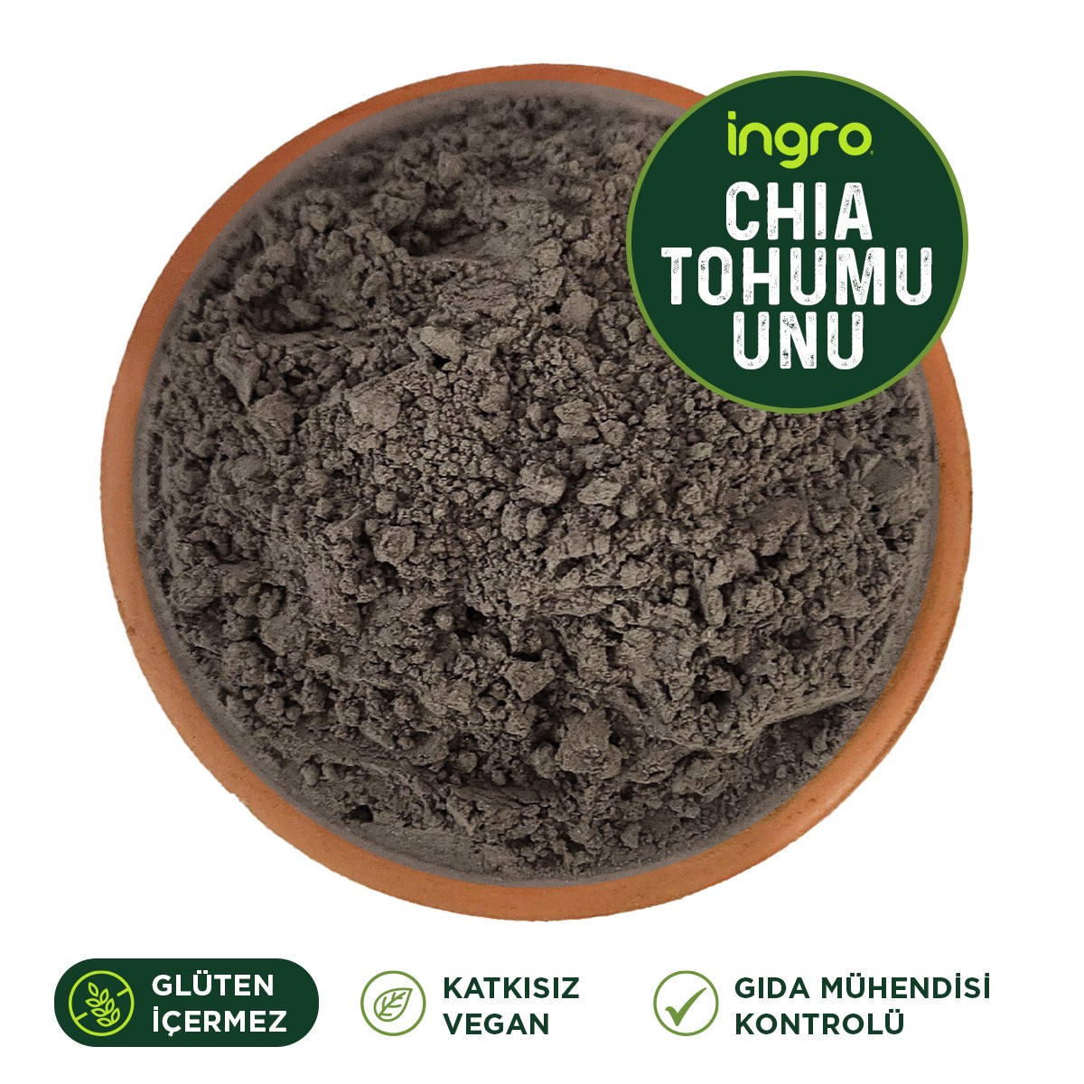 Glutensiz Chia Tohumu Unu 1000 G