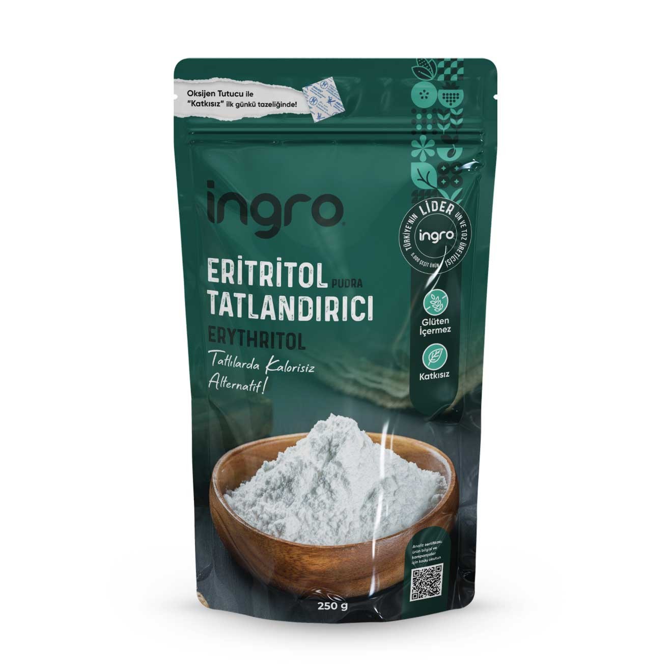 Ingro Eritritol Erythriol Tatlandırıcı 250 G