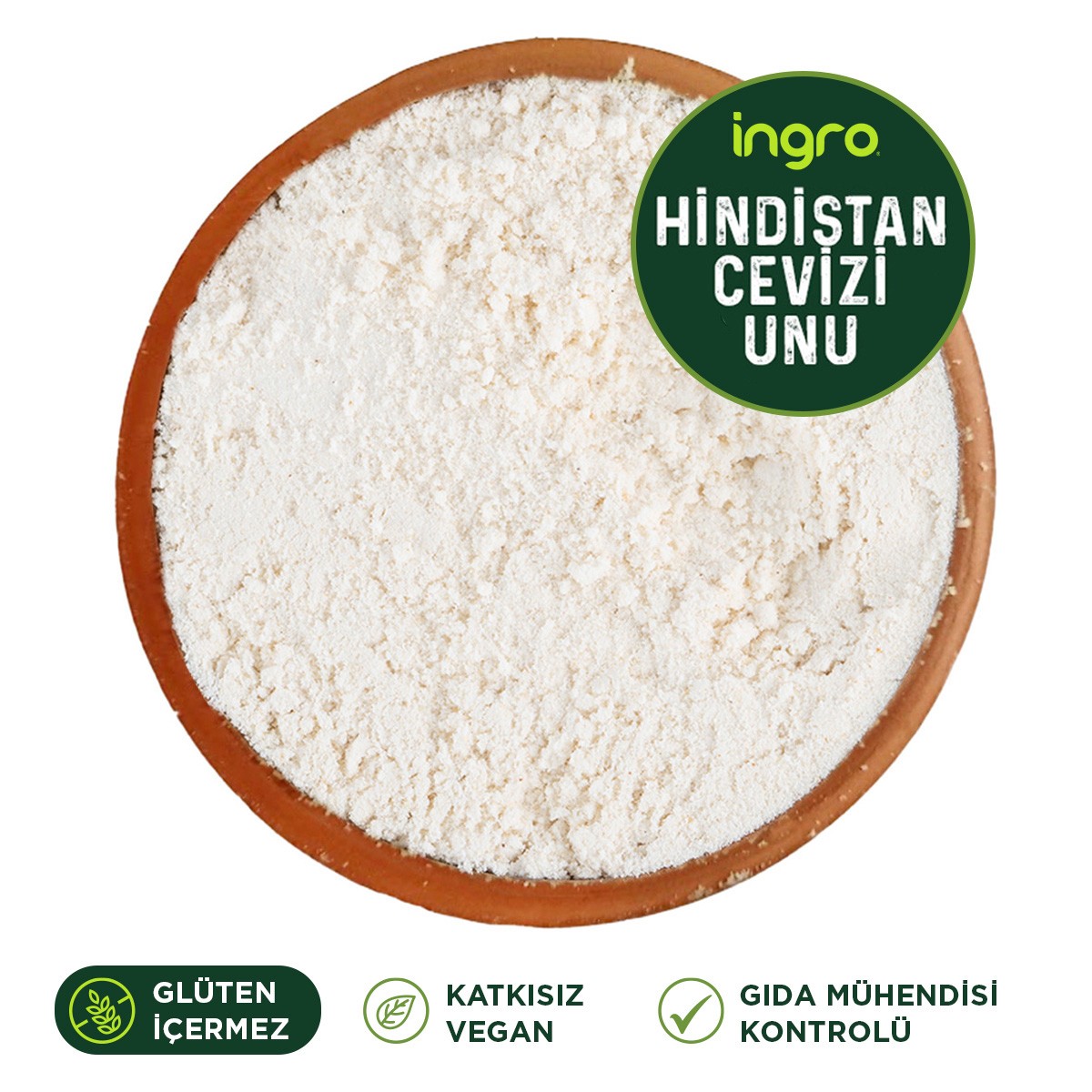 Ingro Glutensiz Hindistan Cevizi Unu 500 G