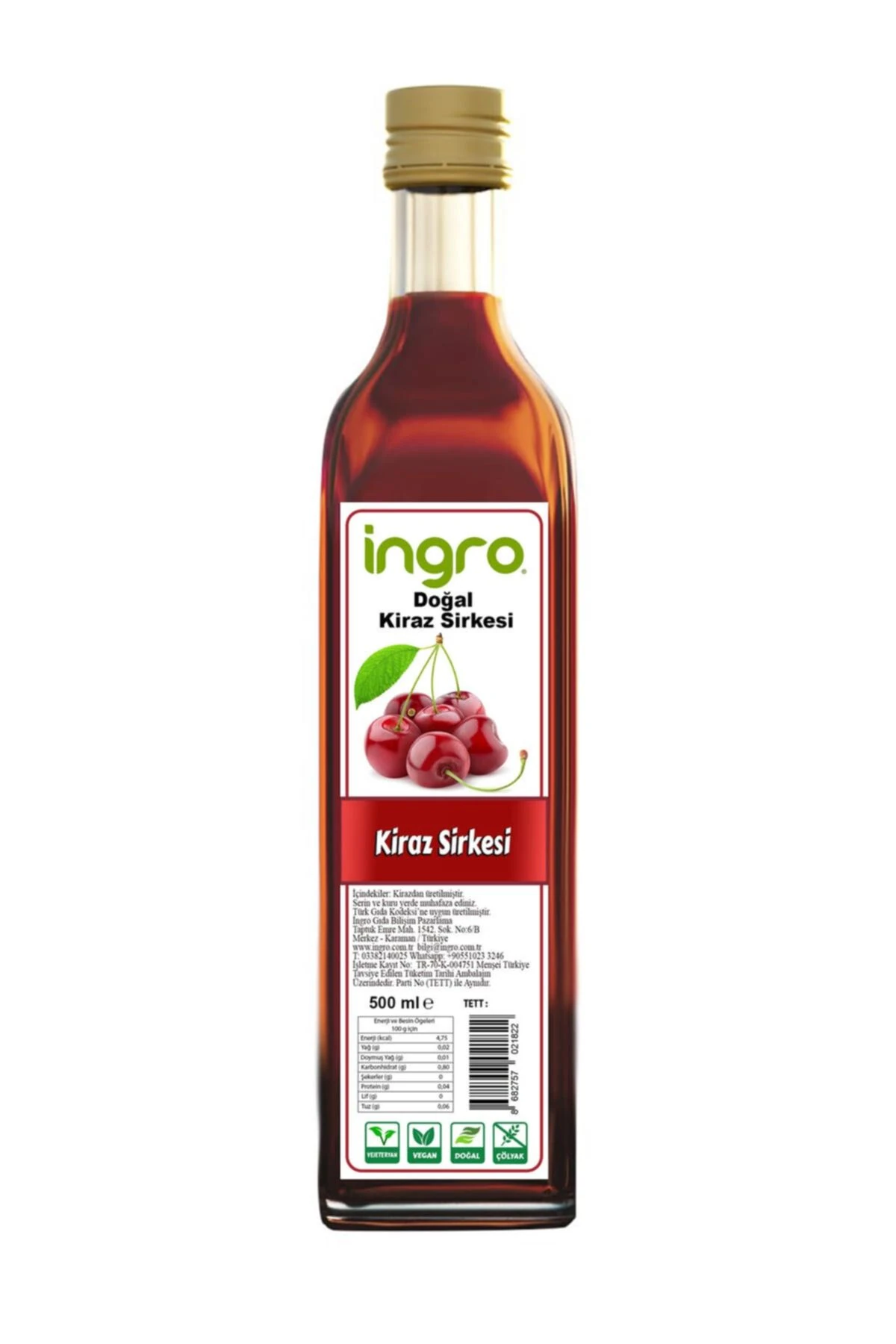 İngro Kiraz Sirkesi 500 ml