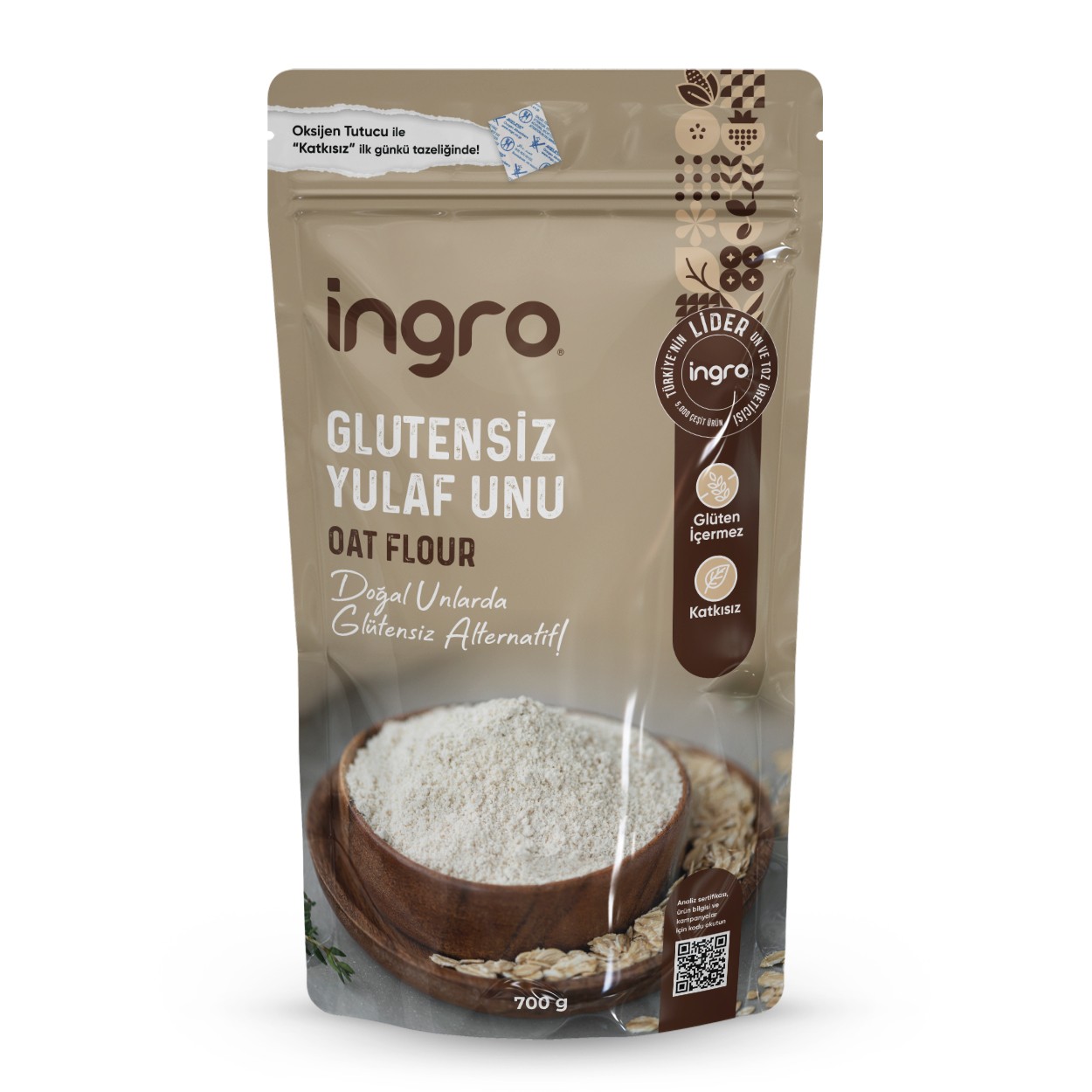 Glutensiz Yulaf Ezmesi 700 G