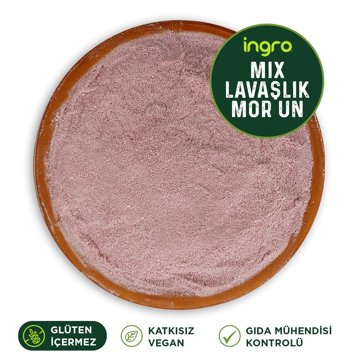 Mix Glutensiz Lavaşlık Mor Un 1000 G