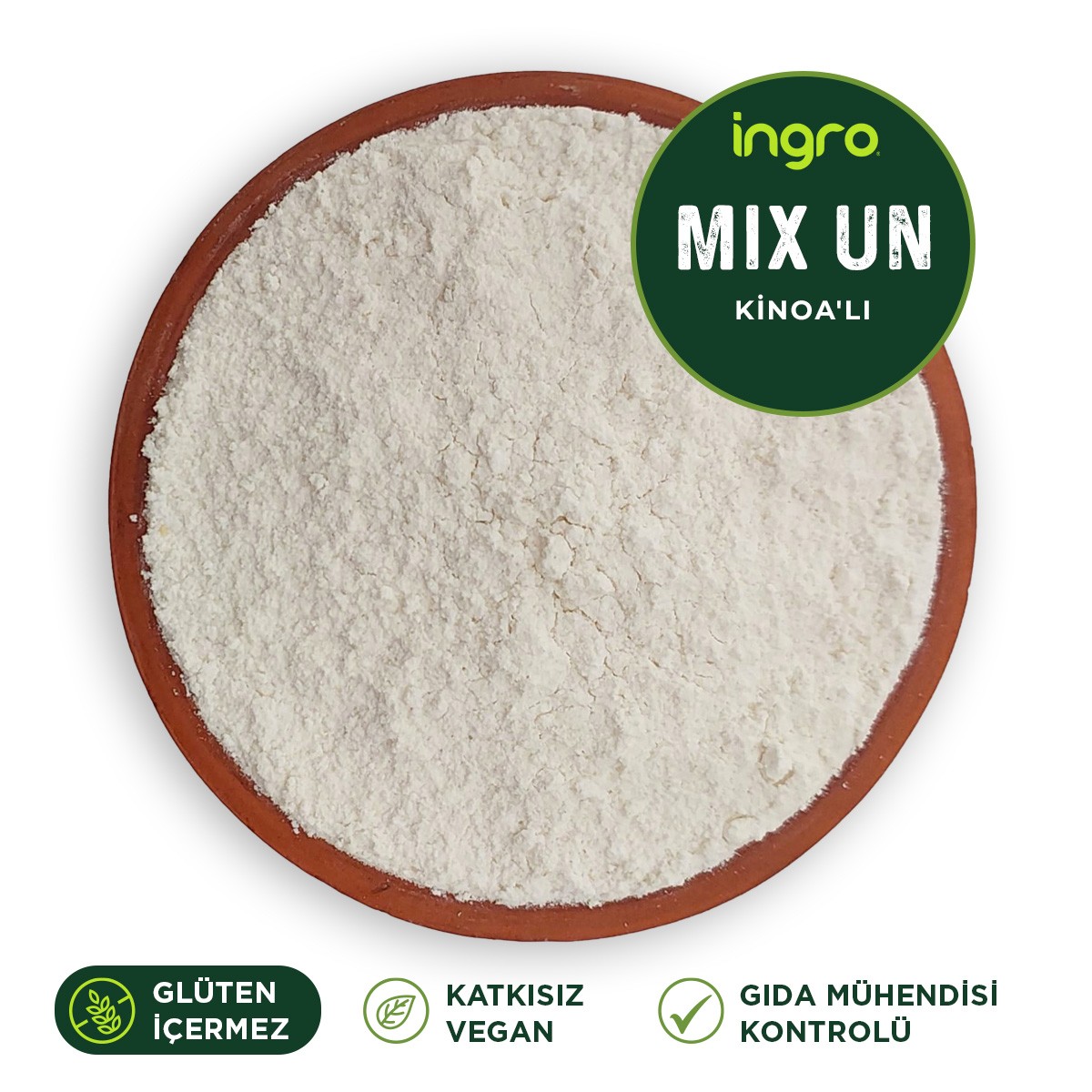 İngromix Glutensiz Un (Kinoalı) 1000 g