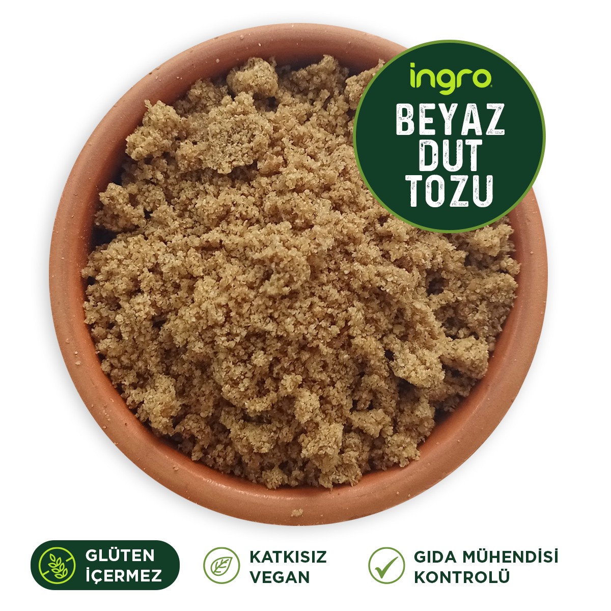 Glutensiz Beyaz Dut Tozu 10000 G