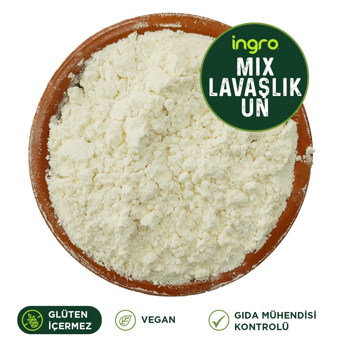 Ingromix Glutensiz Lavaşlık Un 5000 G