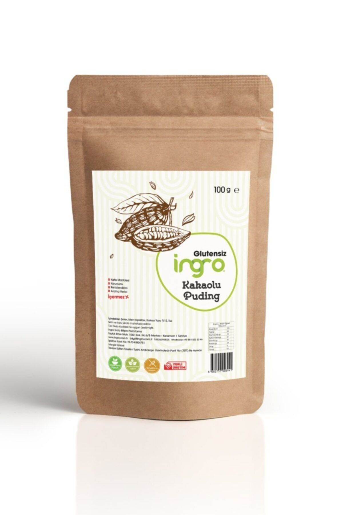 Mix Glutensiz Kakaolu Puding 100 G