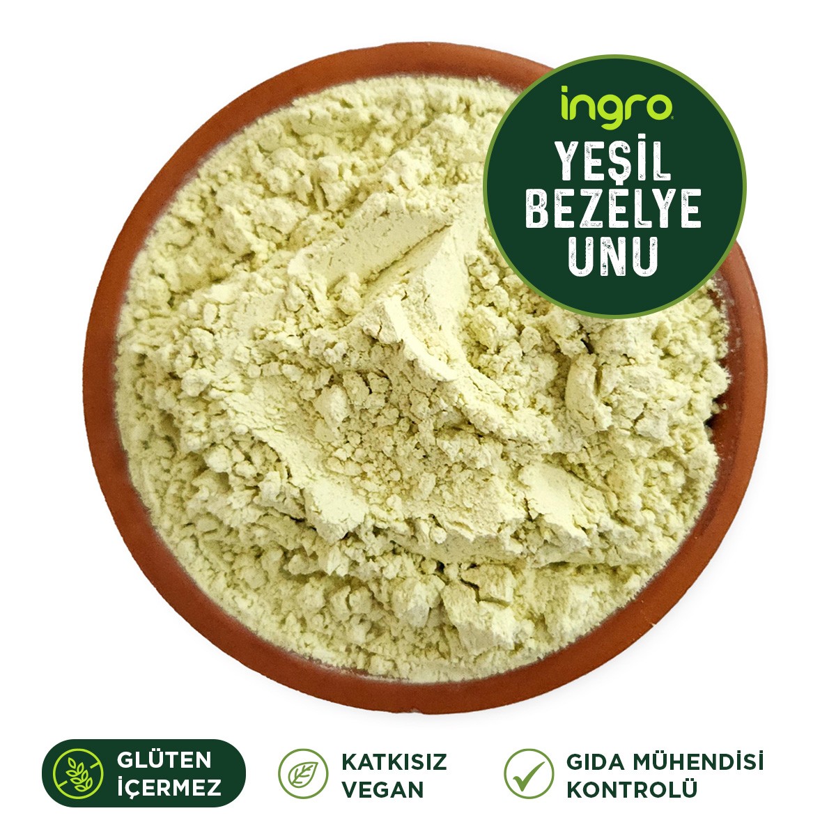 Ingro Glutensiz Yeşil Bezelye Unu 1000 G