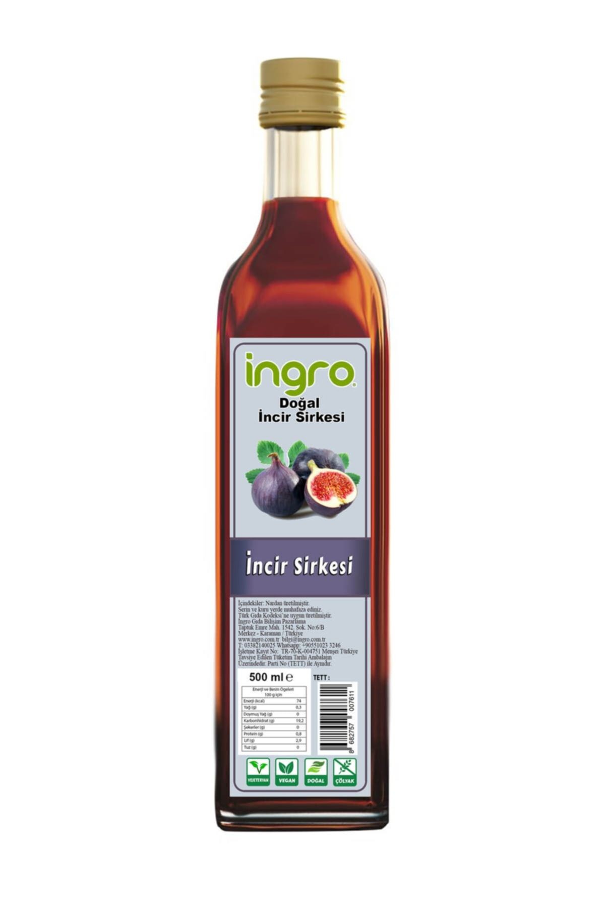 Ingro Incir Sirkesi 500 ml