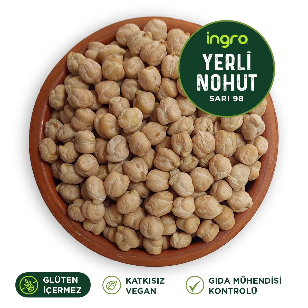 Yerli Nohut Sarı 98 1000 g