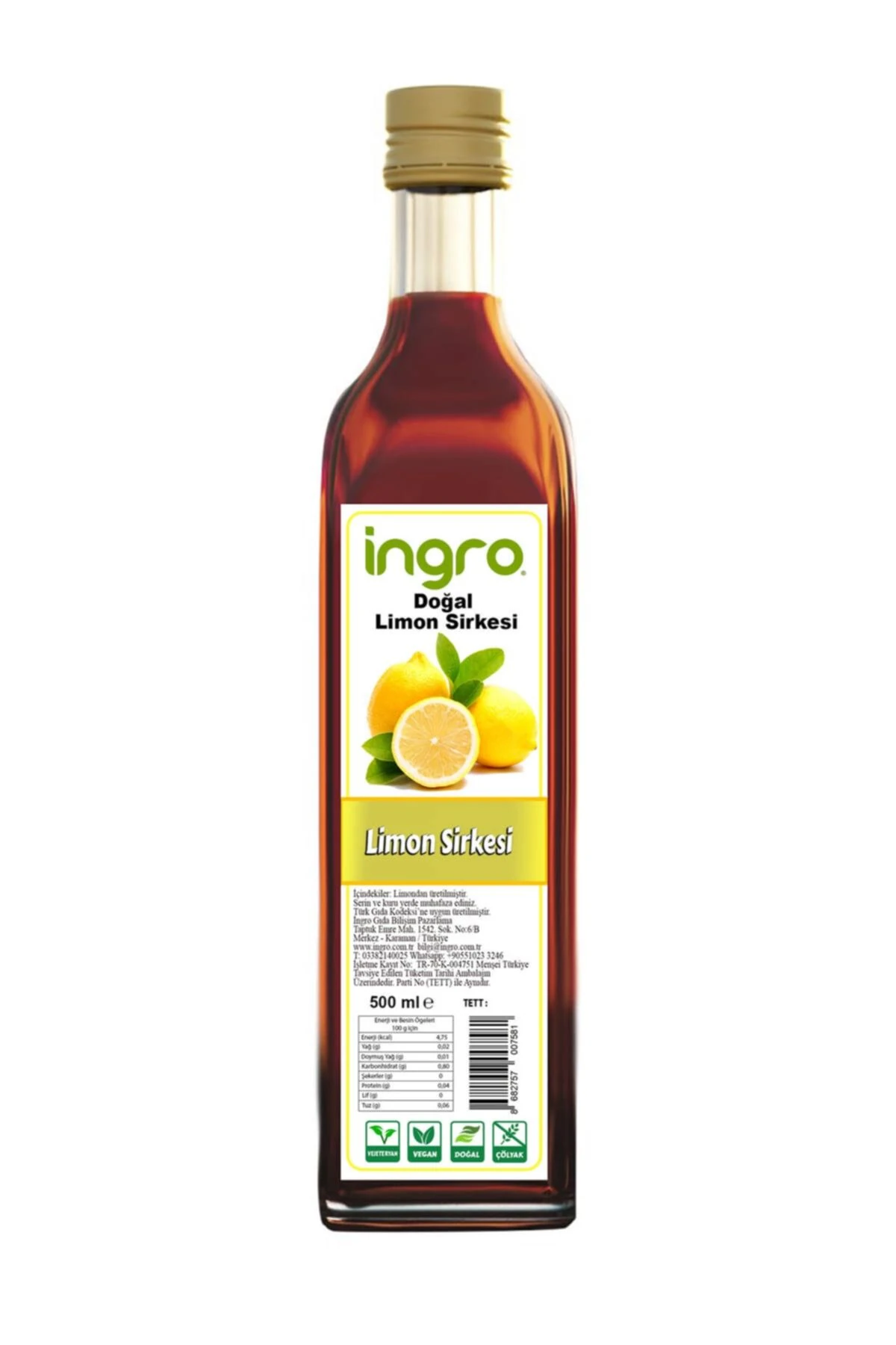 İngro Limon Sirkesi 500 ml