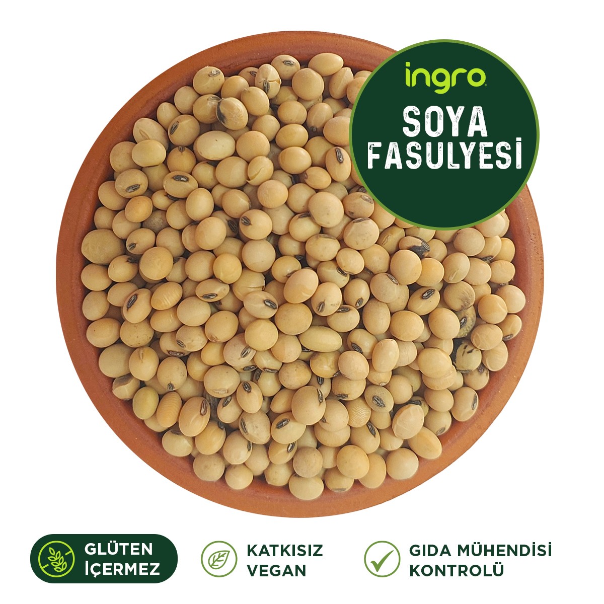 Ingro Glutensiz Soya Fasülyesi 1000 G