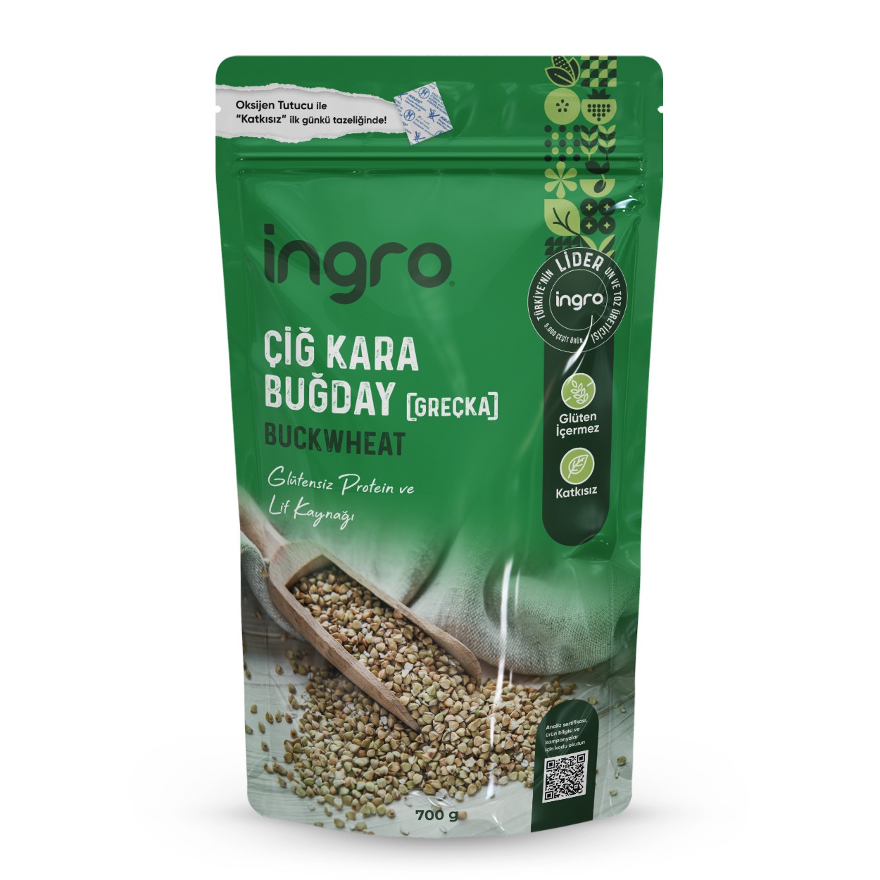 Glutensiz Çiğ Karabuğday 700 gr