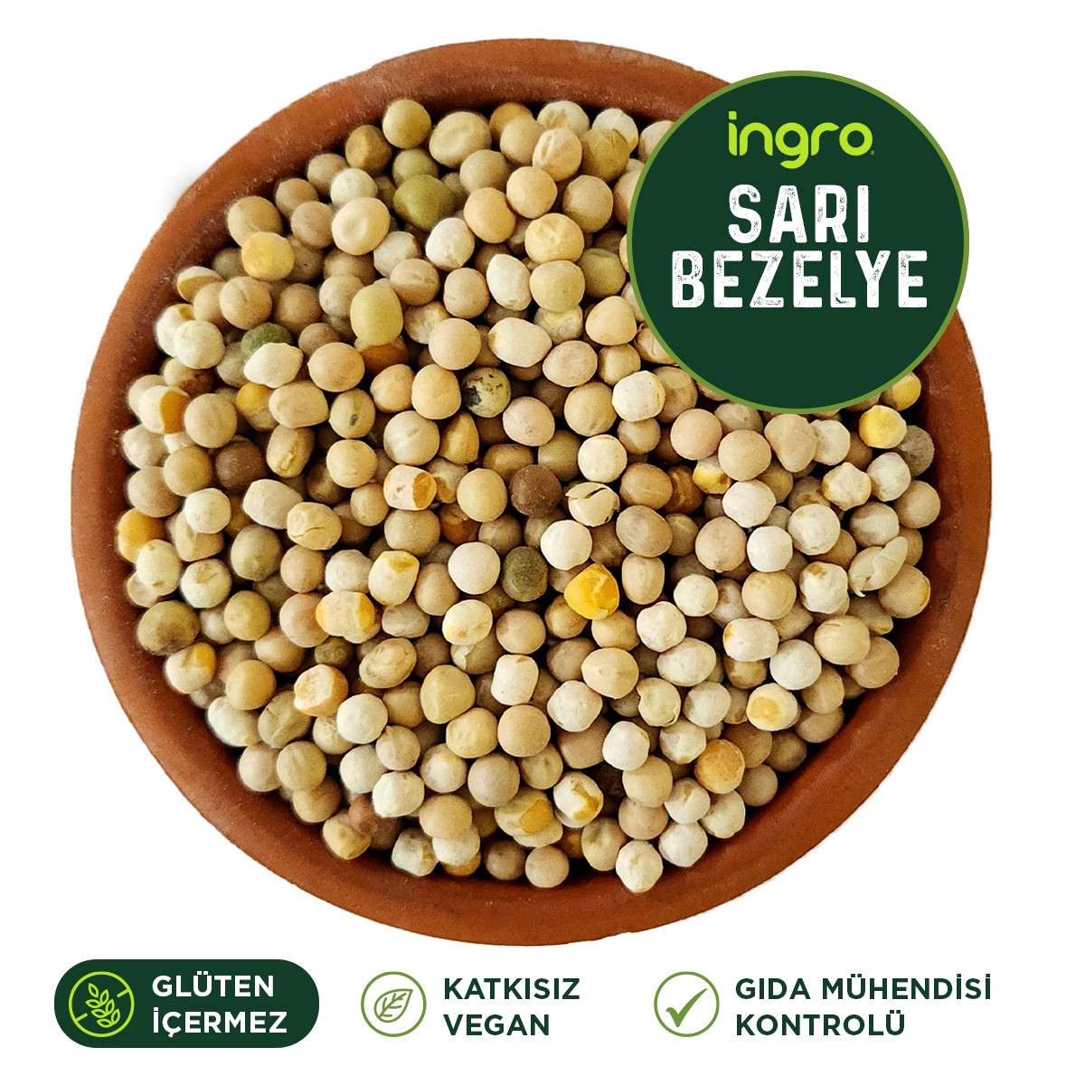 Glutensiz Sarı Bezelye 10000 G