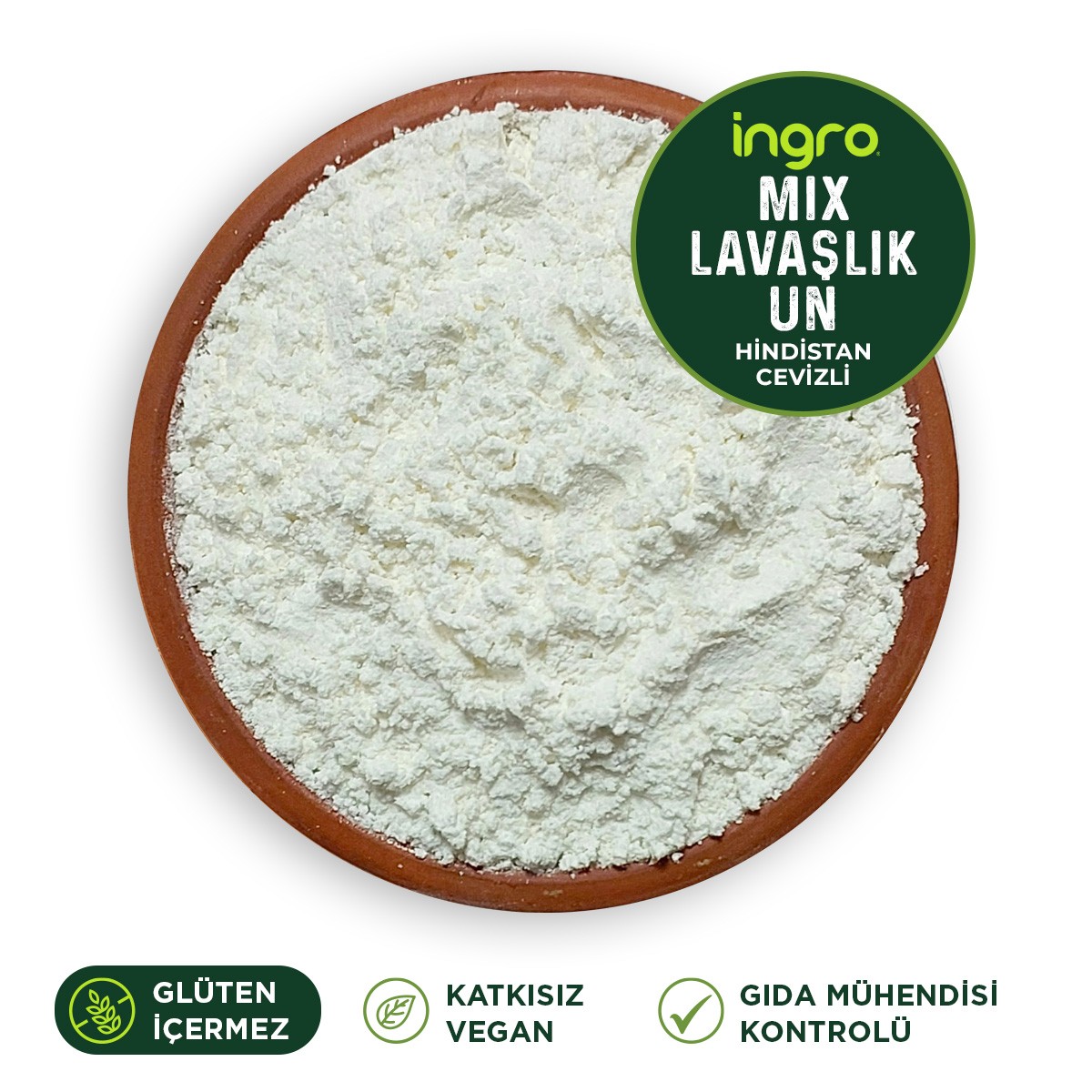 Mix Glutensiz Lavaşlık Un (hindistancevizli) 10000 G