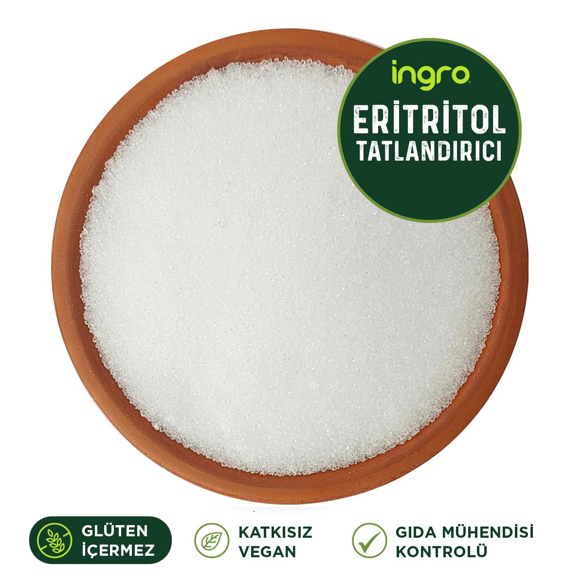 Eritritol (Erythritol) Tatlandırıcı 1000 g