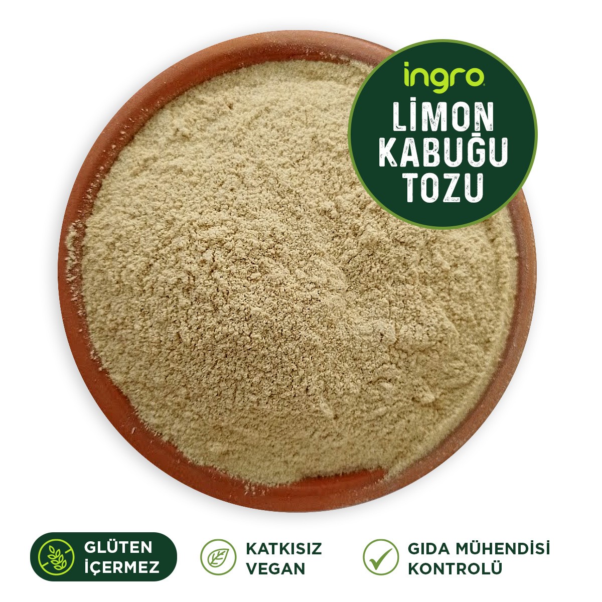 Glutensiz Limon Kabuğu Tozu 1000 G