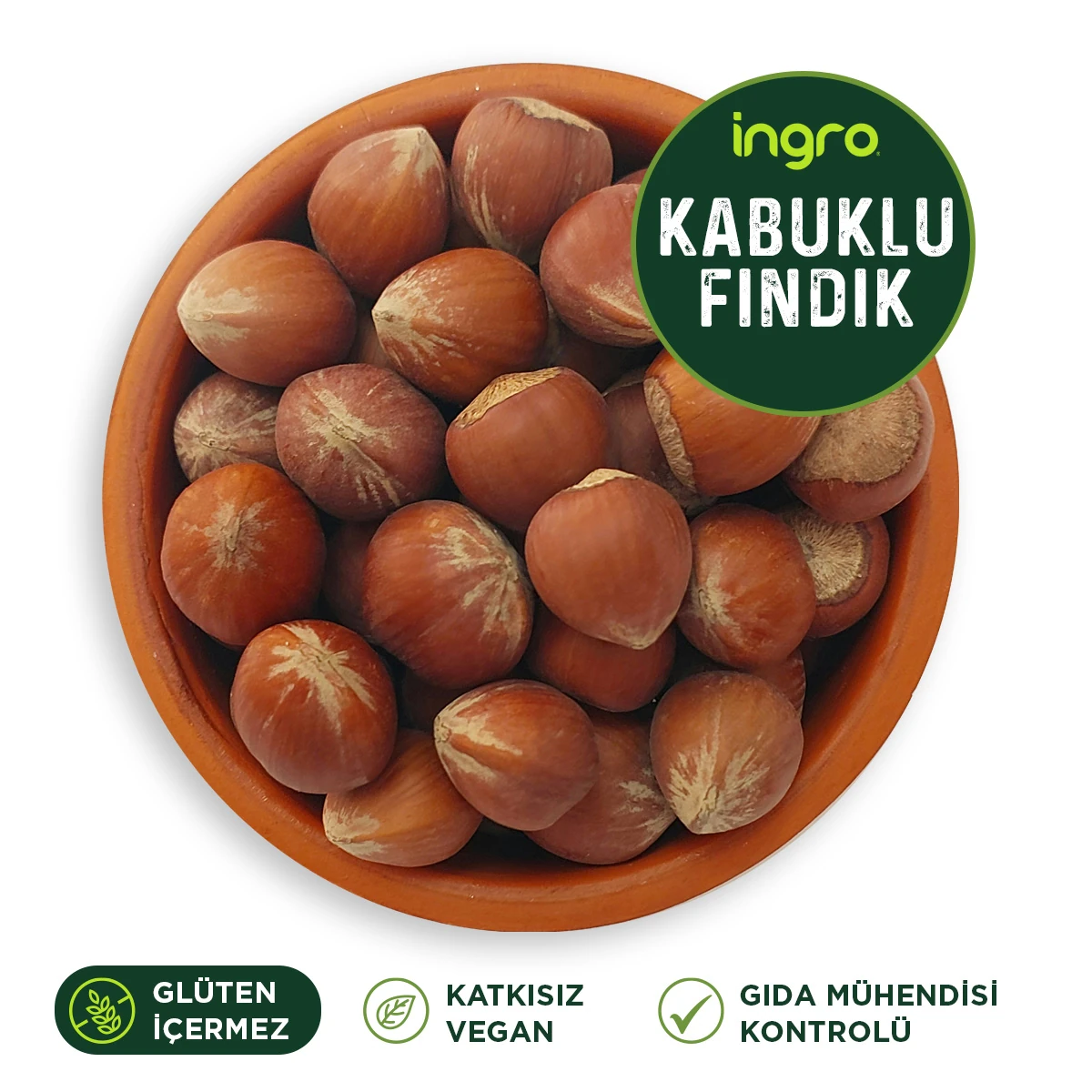 Glutensiz Kabuklu Fındık 1000 g