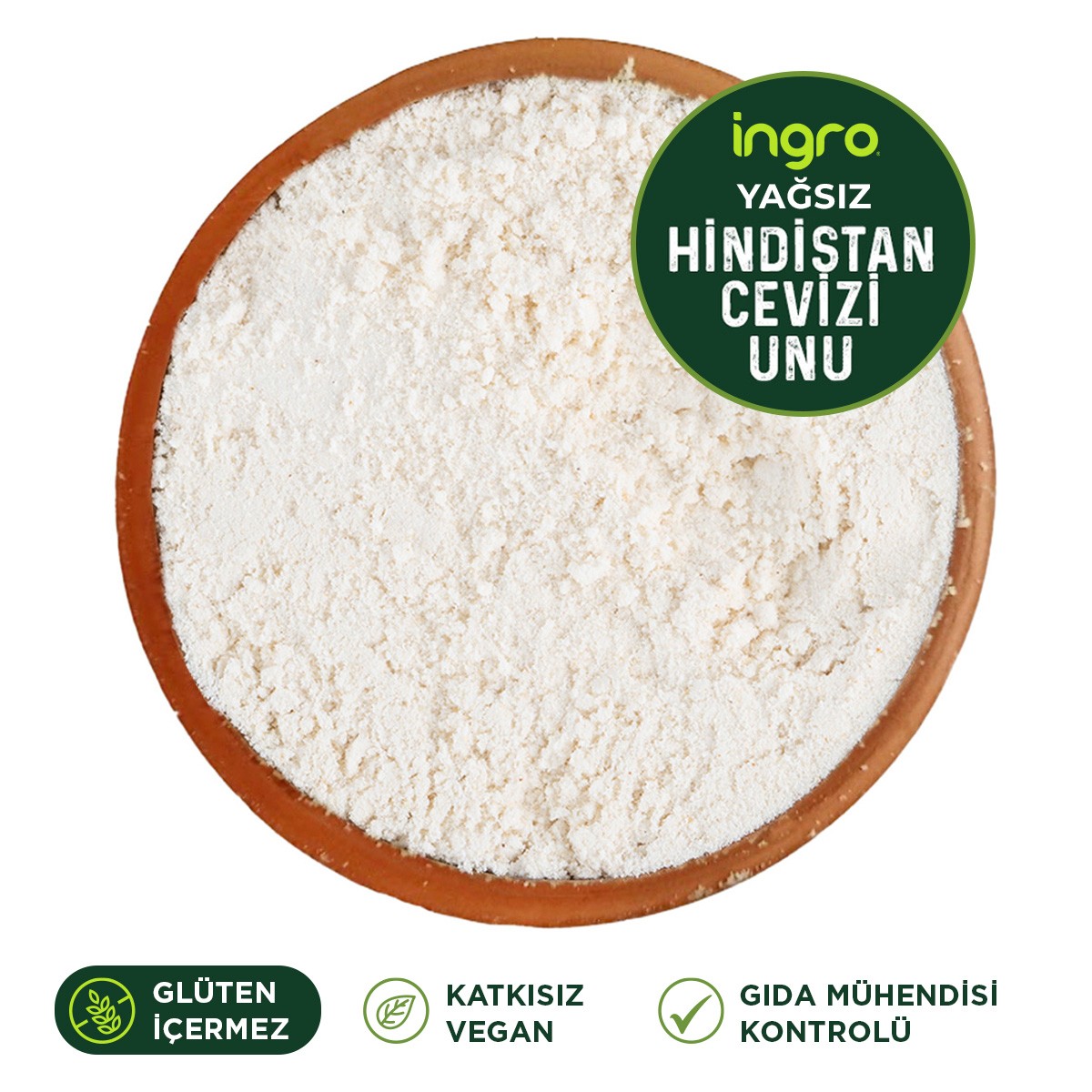 Glutensiz Yağsız Hindistan Cevizi Unu 10000 G