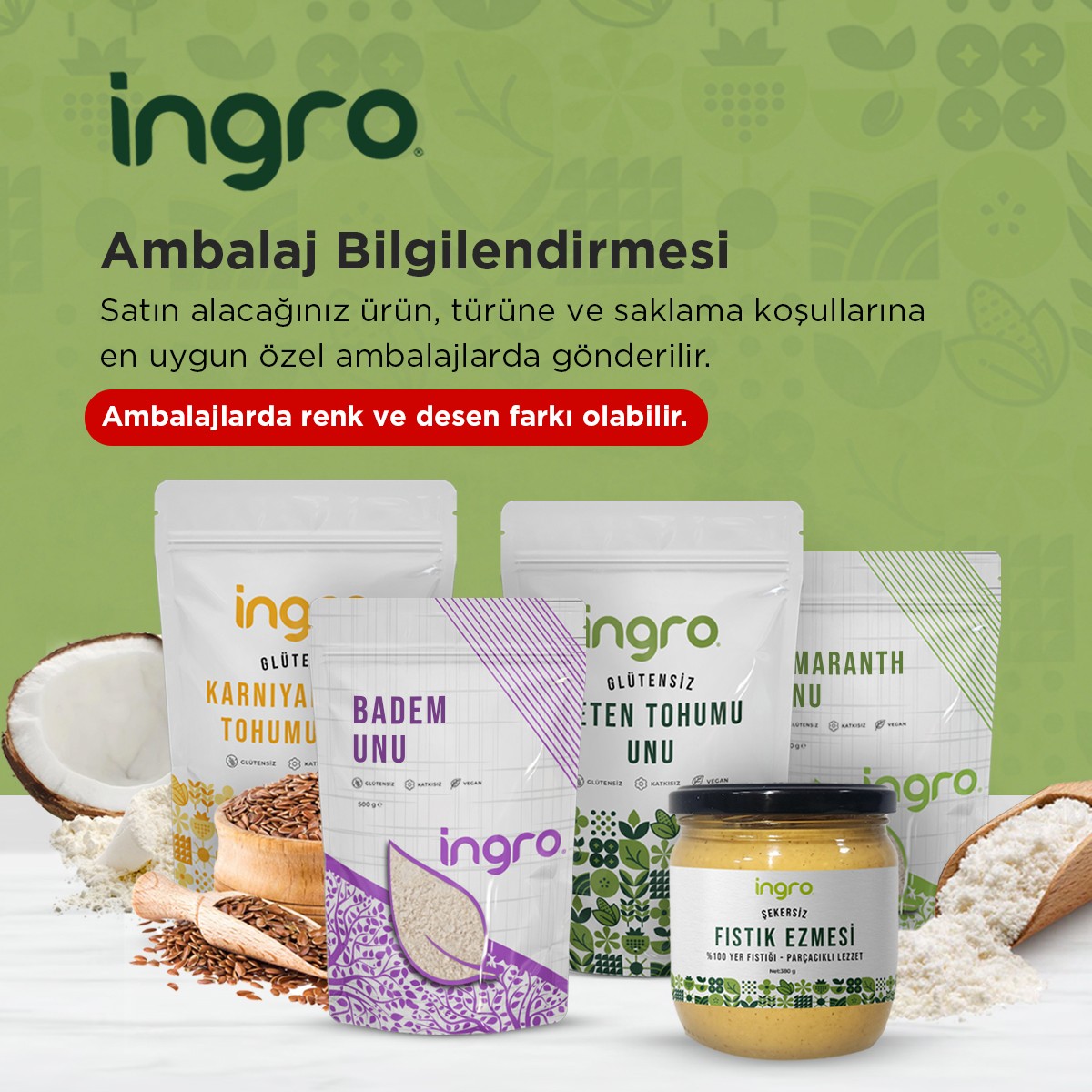 Ingro Glutensiz Beyaz Kinoa 250 G