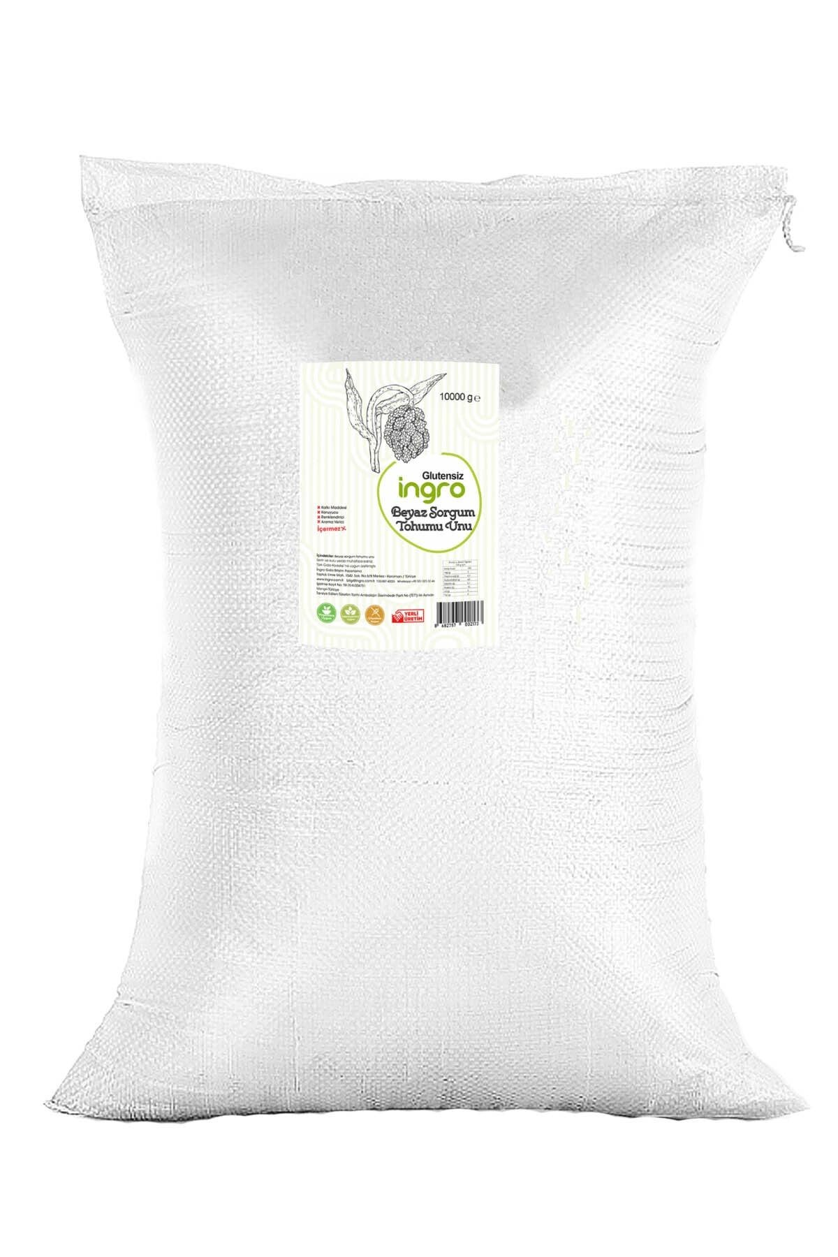 Glutensiz Beyaz Sorgum Tohumu Unu 10000 G