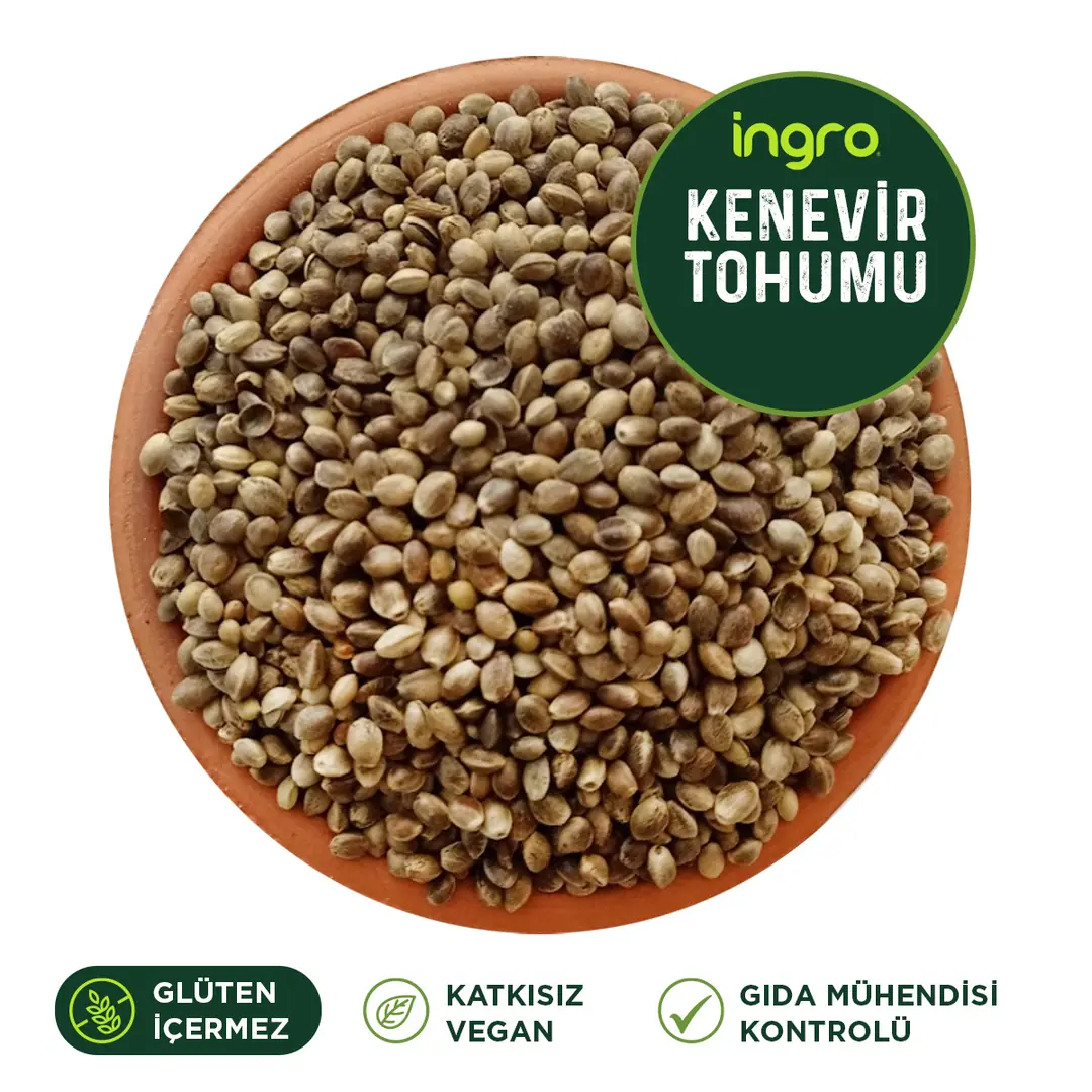 Ingro Glutensiz Kenevir Tohumu 1000 G
