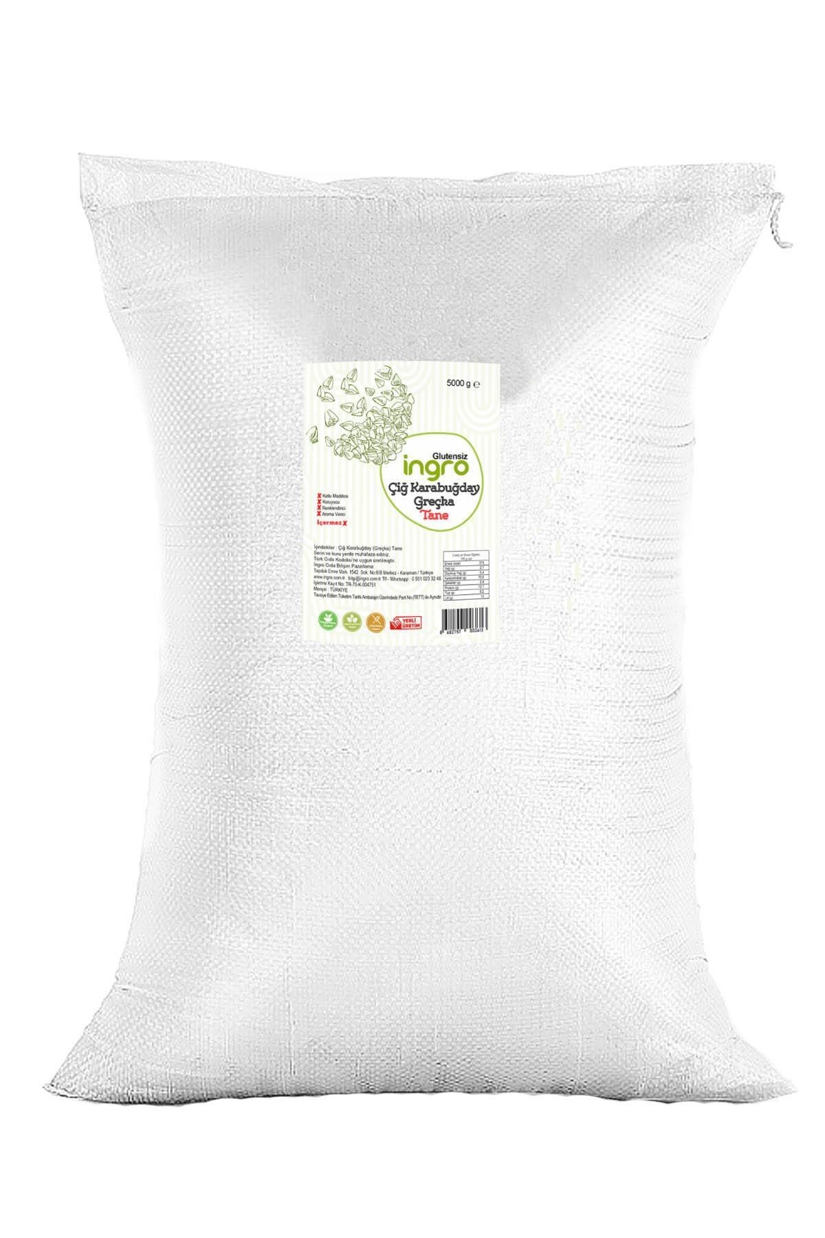 Ingro Glutensiz Çiğ Karabuğday (GREÇKA) 5000 G