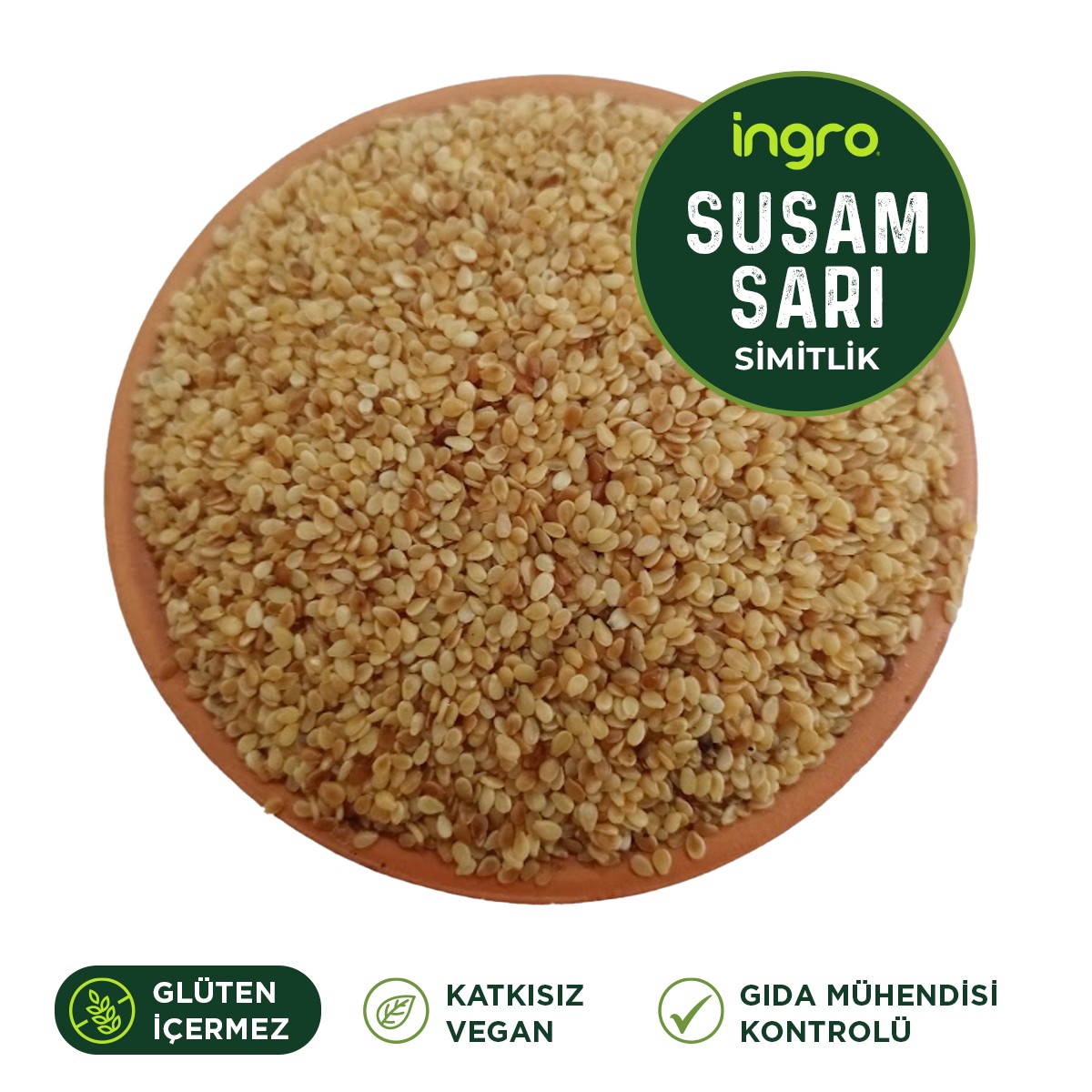 Glutensiz Susam Sarı - Simitlik (a) 10000 gr
