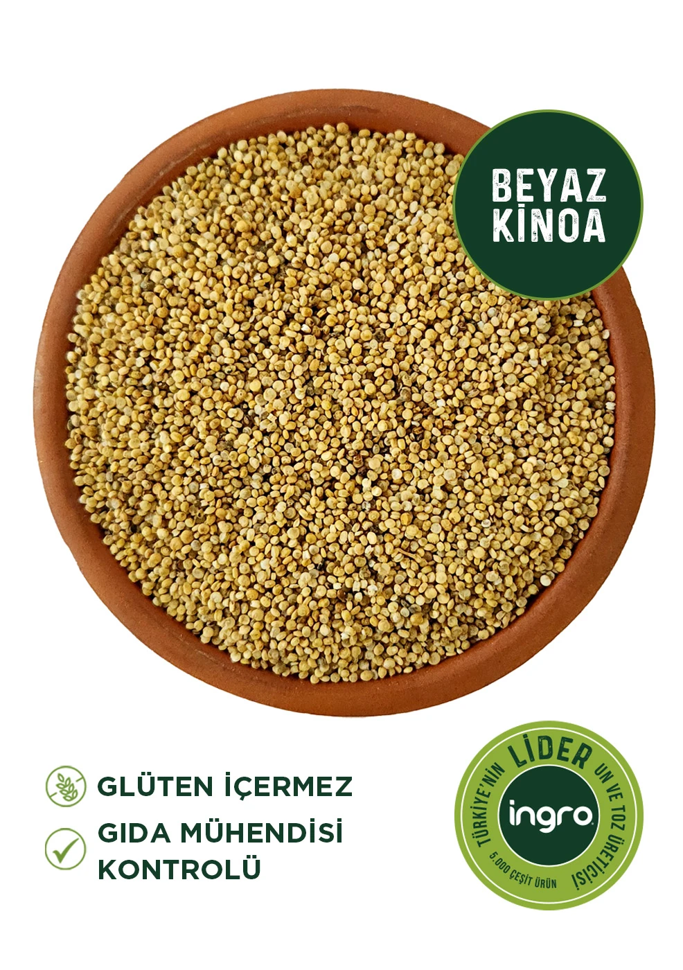 İngro Glutensiz Beyaz Kinoa 700 g
