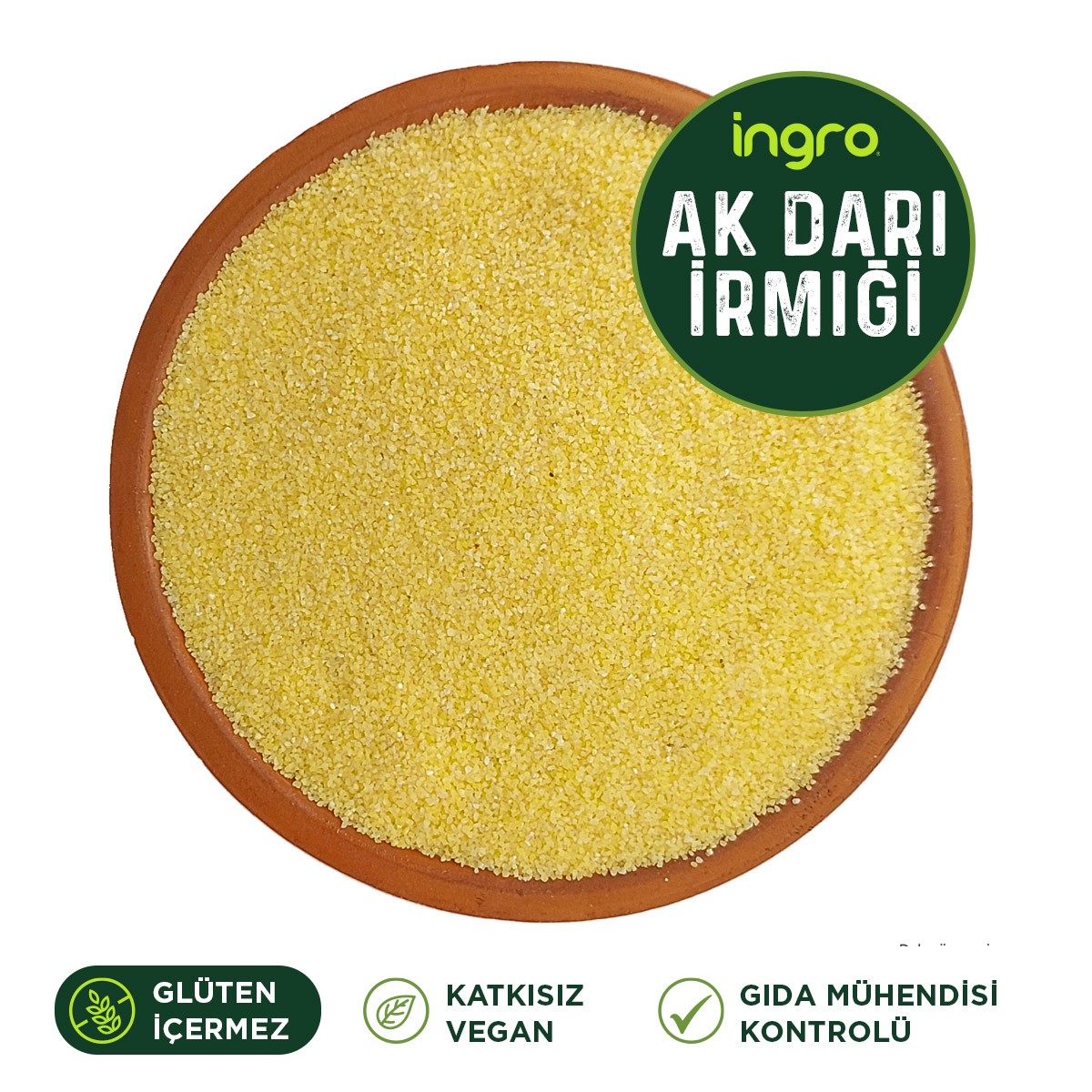 Glutensiz Ak Darı Irmiği 5000 G